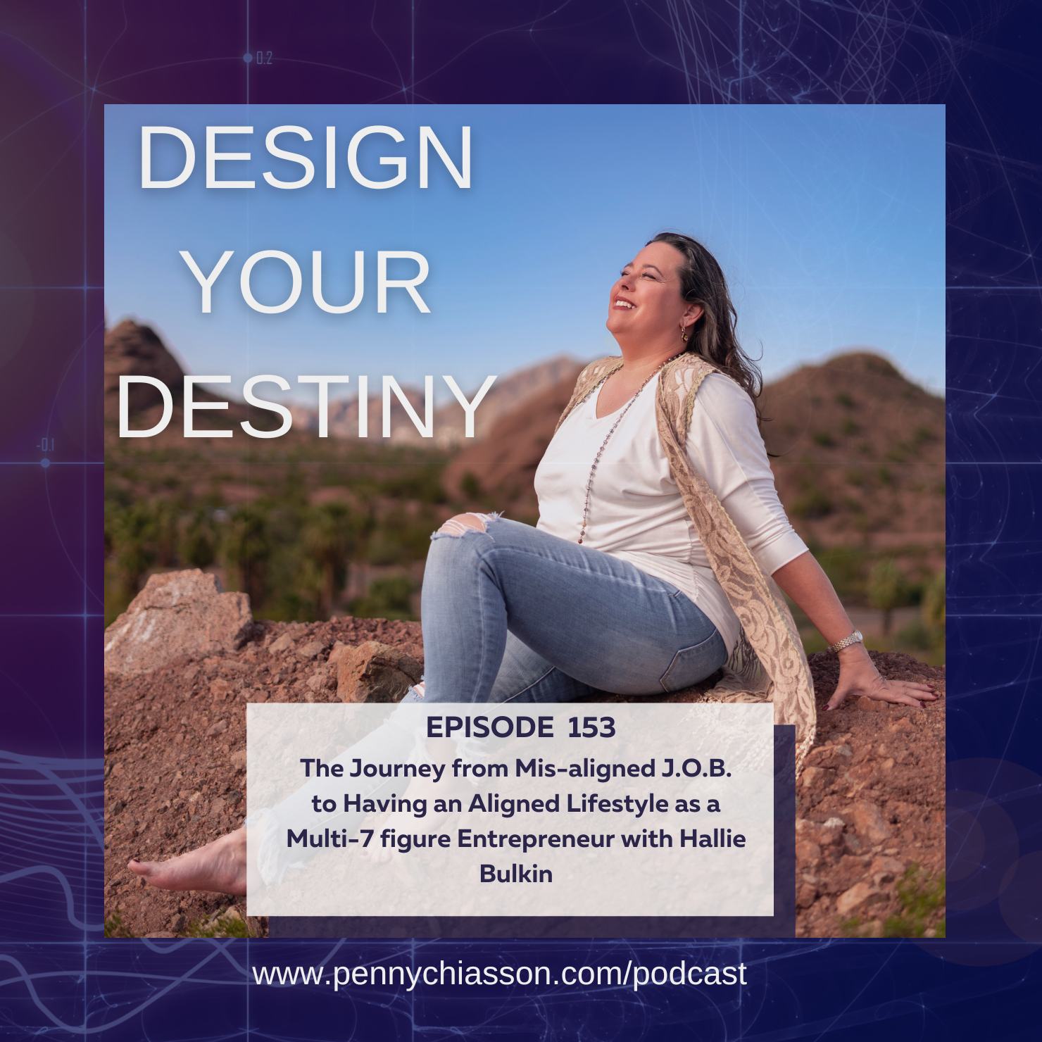 ⁣The Journey from Mis-aligned J.O.B. to Having an Aligned Lifestyle as a Multi-7 figure Entrepreneur with Hallie Bulkin