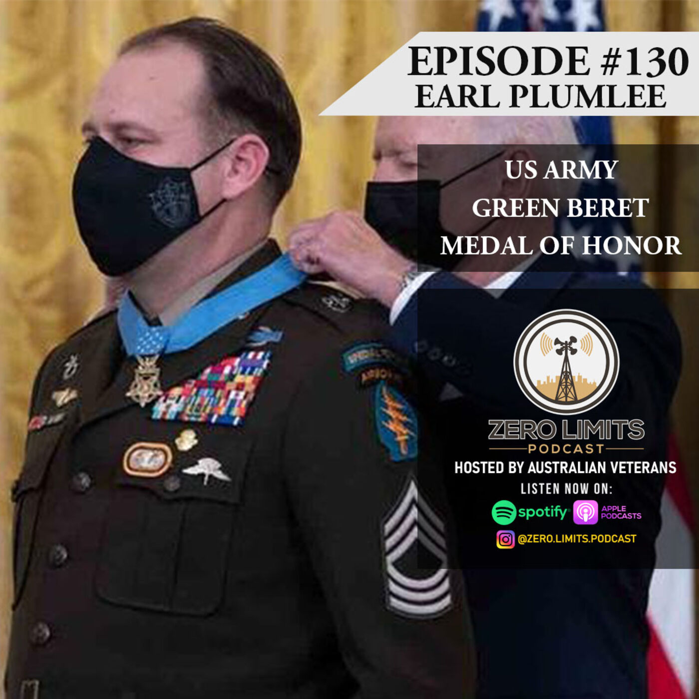 Ep. 130 Earl Plumlee current Master Sergeant US Army Green Beret - Medal of Honor Reciepient