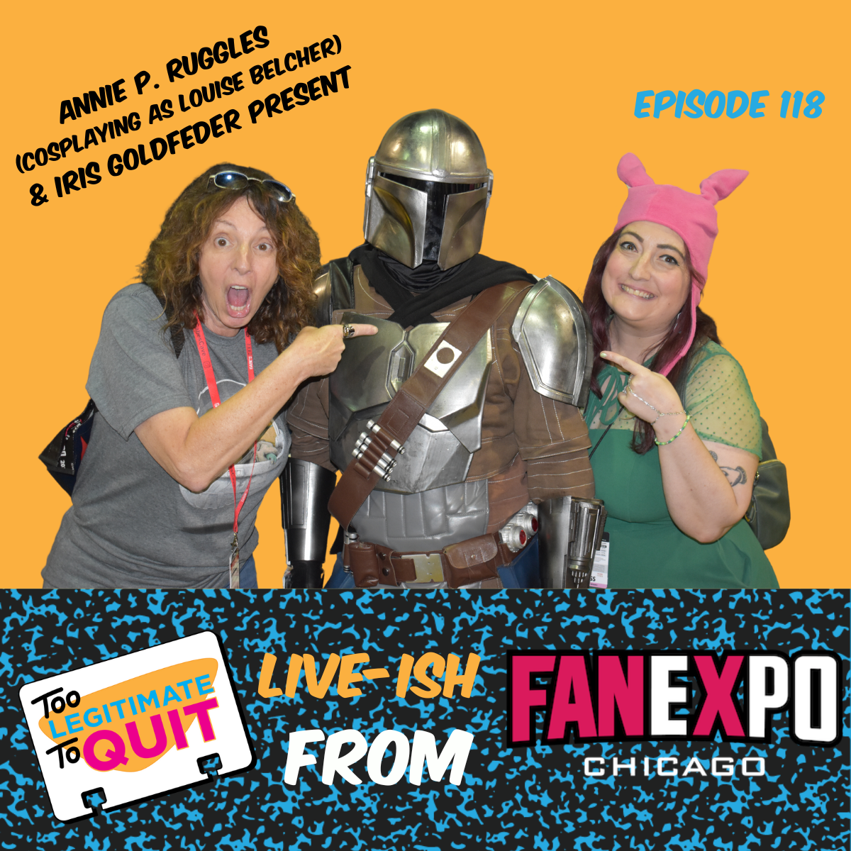 ⁣Live-ish from FAN EXPO Chicago! On Inclusion, Intentions & The Mandalorian (feat. Iris Goldfeder)