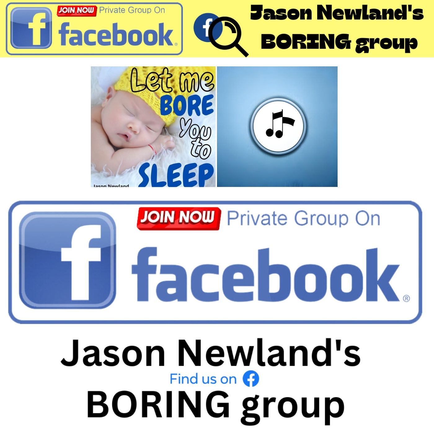 (music) #1028 "Welcome new members to my facebook group" - Let me bore you to sleep