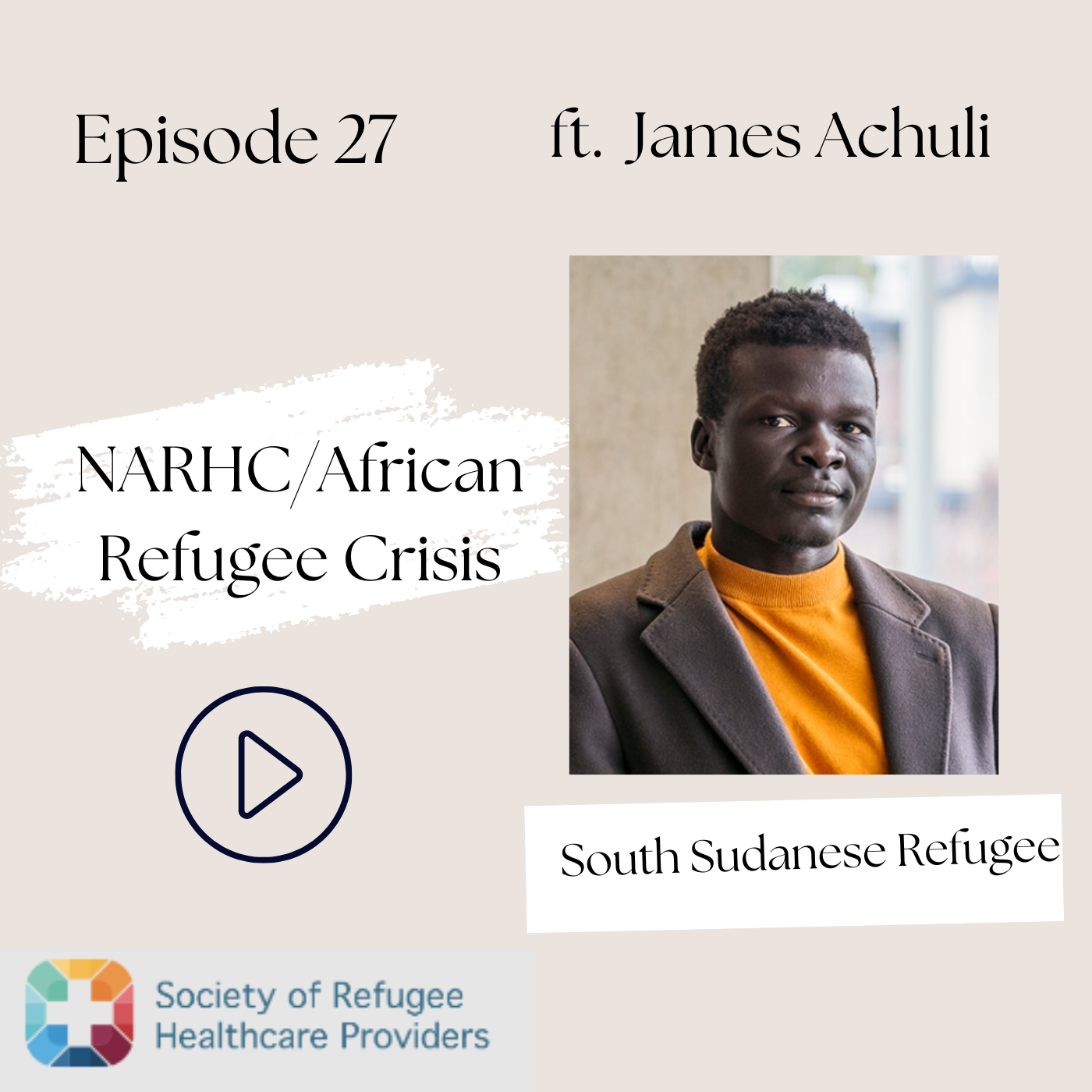 ⁣Refugee Series/Humanity Amidst Chaos: The Resilience and Determination of James Achuli, a South Sudanese Refugee