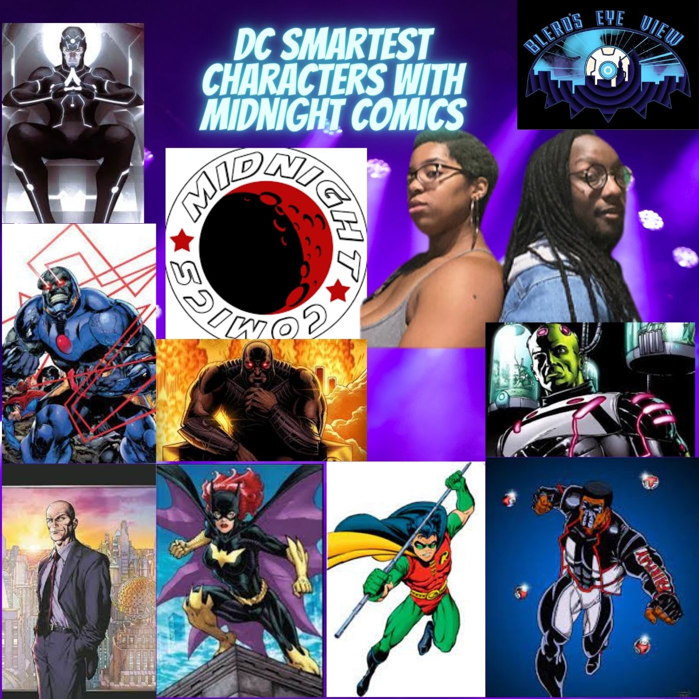 S11E005: Top 10 Smartest DC Characters with Midnight Comics!!