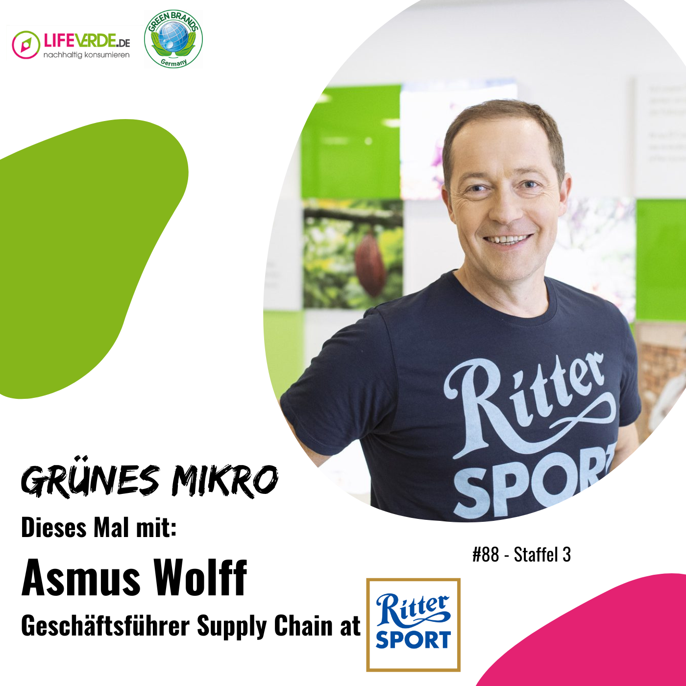 ⁣Asmus Wolff - Geschäftsführer Supply Chain bei Ritter Sport