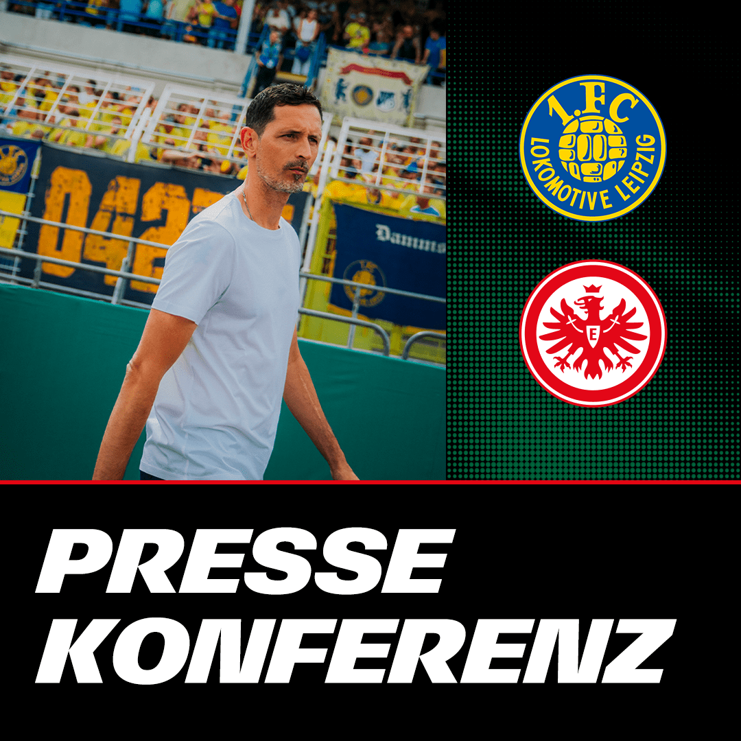 "Kolo Muanis Tor war der Brustlöser" I Pressekonferenz nach Lok Leipzig - Eintracht