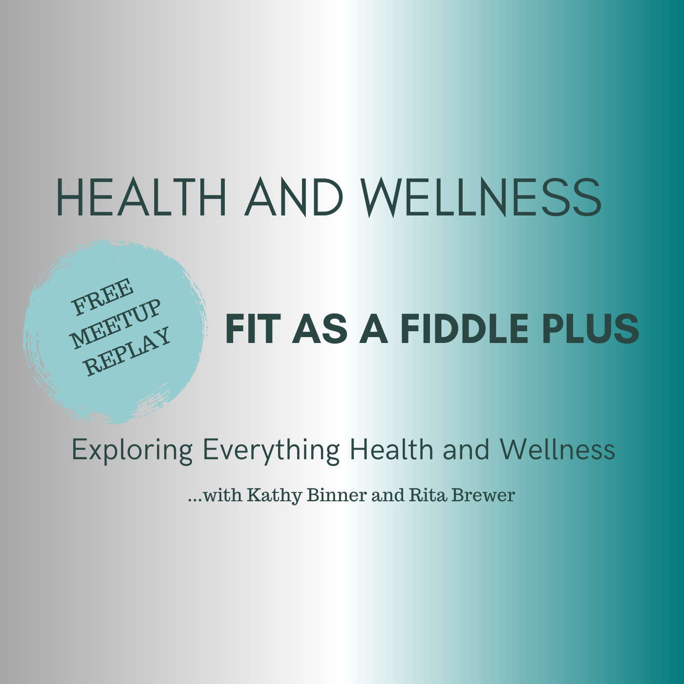 August 28, 2023, Fit as a Fiddle Plus | Interview with Linda Thomas