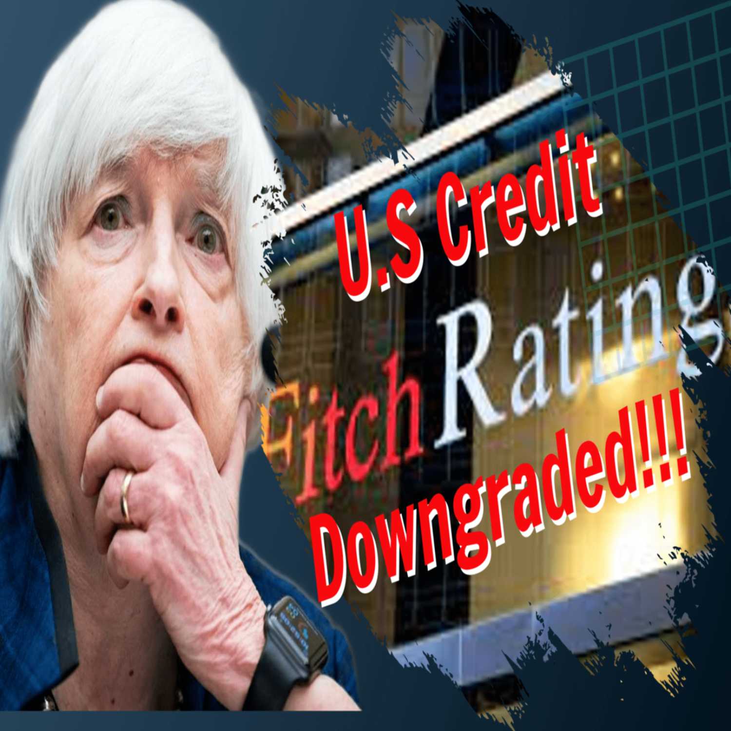 🚨 BREAKING NEWS 🚨 Fitch Downgrades US Credit Rating to 'AA+'! 💔