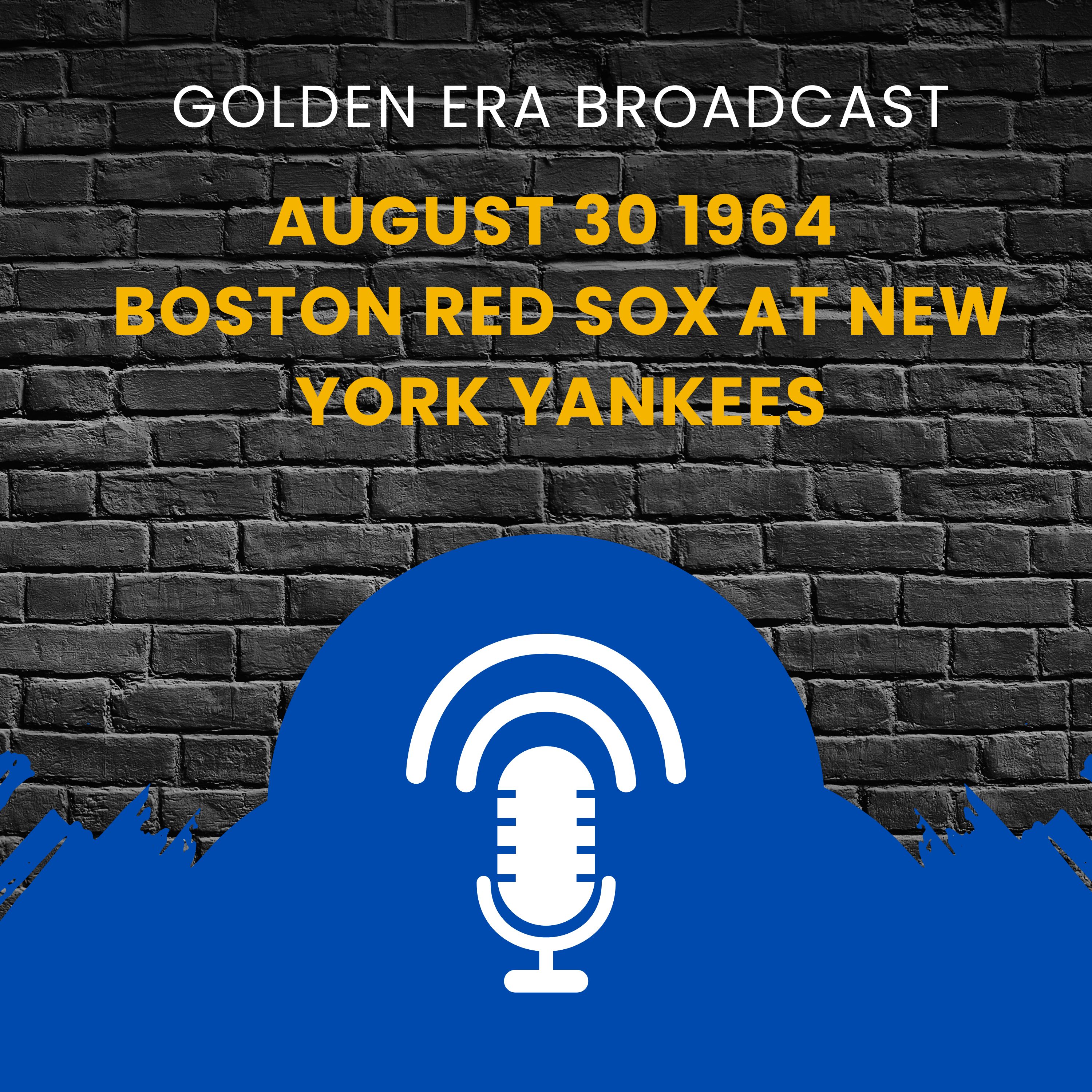 ⁣August 30 1964 Boston Red Sox At New York Yankees