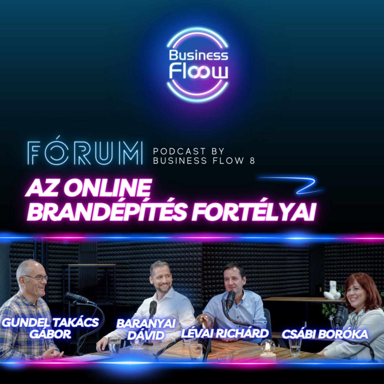 FÓRUM/ Gundel Takács Gáborral / Az online BRANDÉPÍTÉS fortélyai - Podcast by Business Flow 8