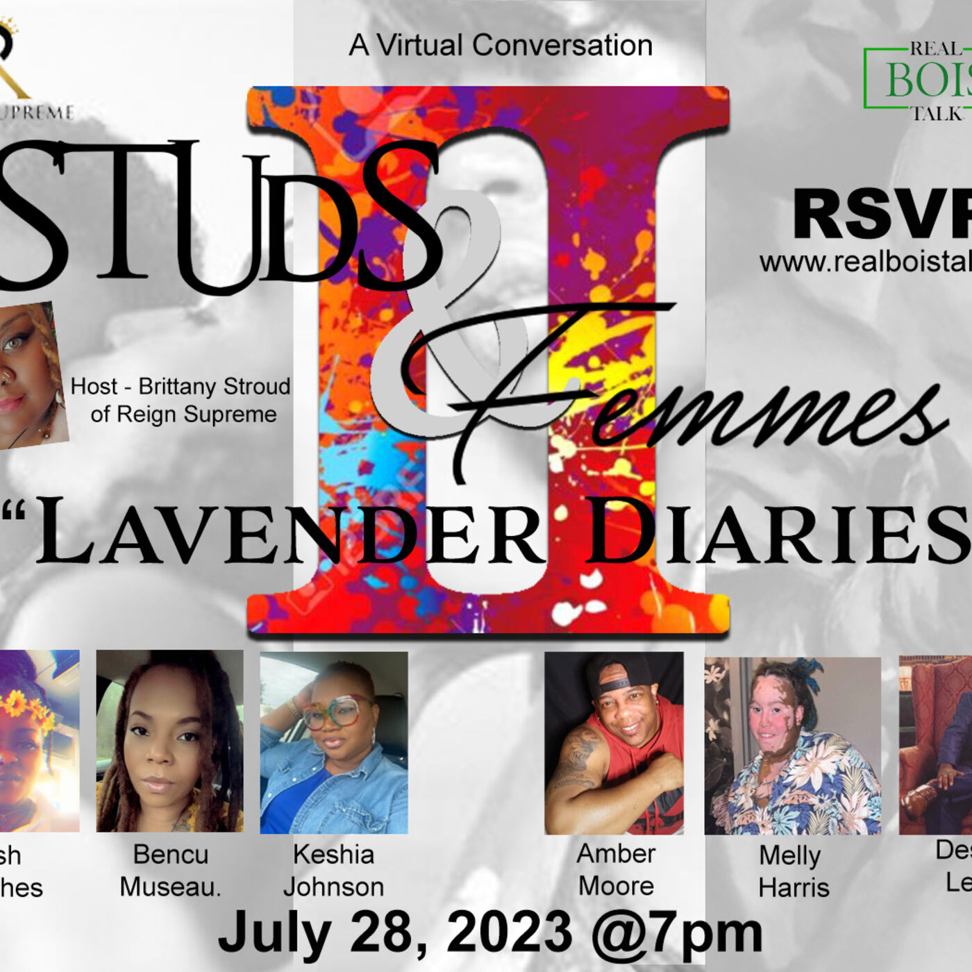 ⁣Real Bois Talk - Special Edition " Studs & Femmes" Lavender Diaries with Reign Supreme & special guests PART 2