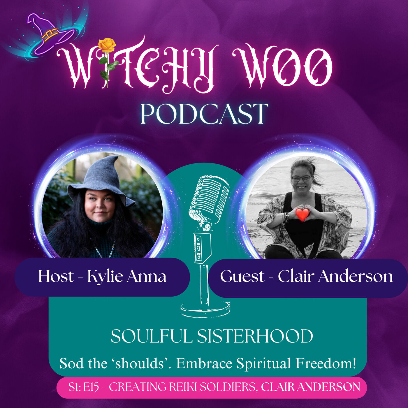 S1: E15 - Creating Reiki Soldiers: Transformation at ANY age, with Clair Anderson