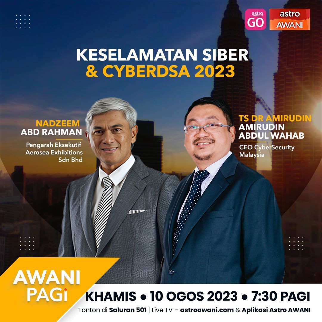 ⁣AWANI Pagi: Keselamatan Siber dan CyberDSA 2023