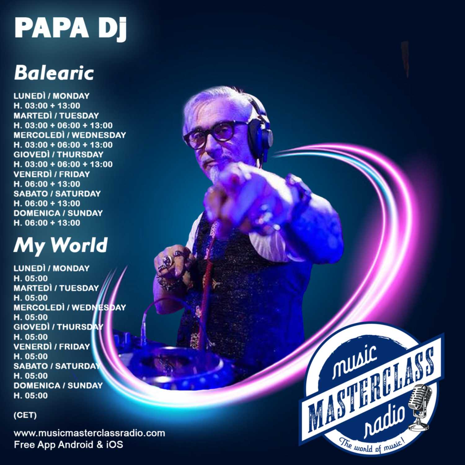 ⁣My World #494 "MusicMasterClassRadio" By Papa Dj. 2023-08-03 H 05:00 GMT