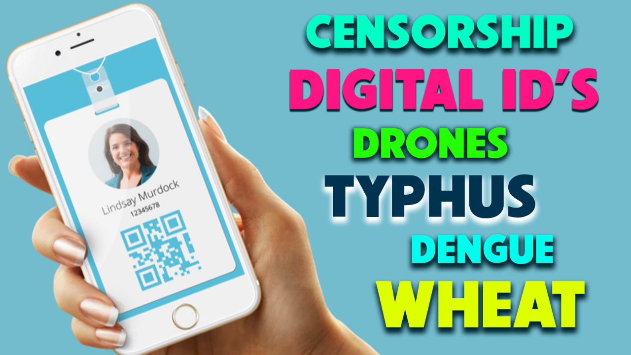 ⁣Censorship, ID, Drones, Typhus, Dengue & Wheat 08/08/2023 - Video