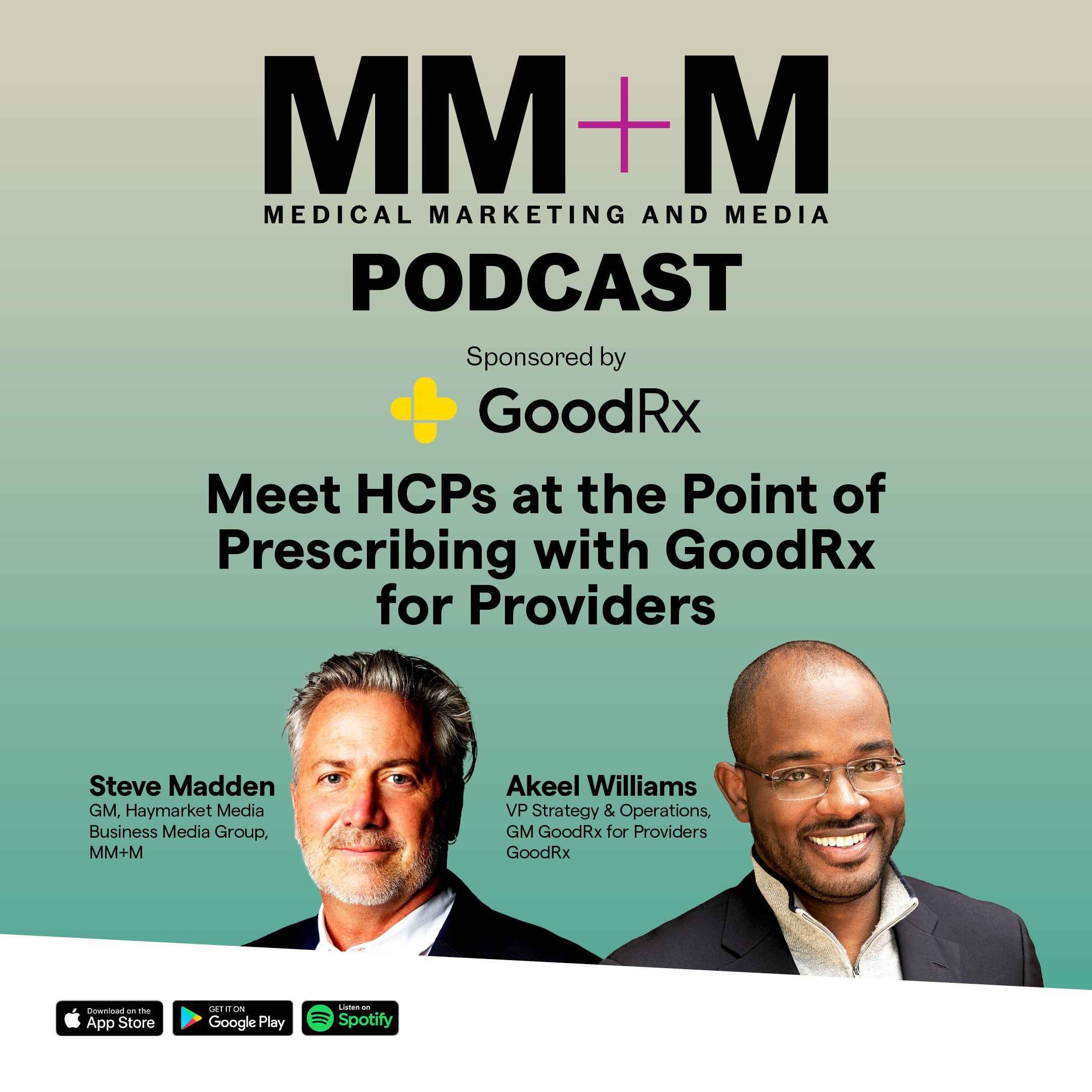 Meet HCPs at the point of prescribing with GoodRx for providers, a podcast presented by GoodRx