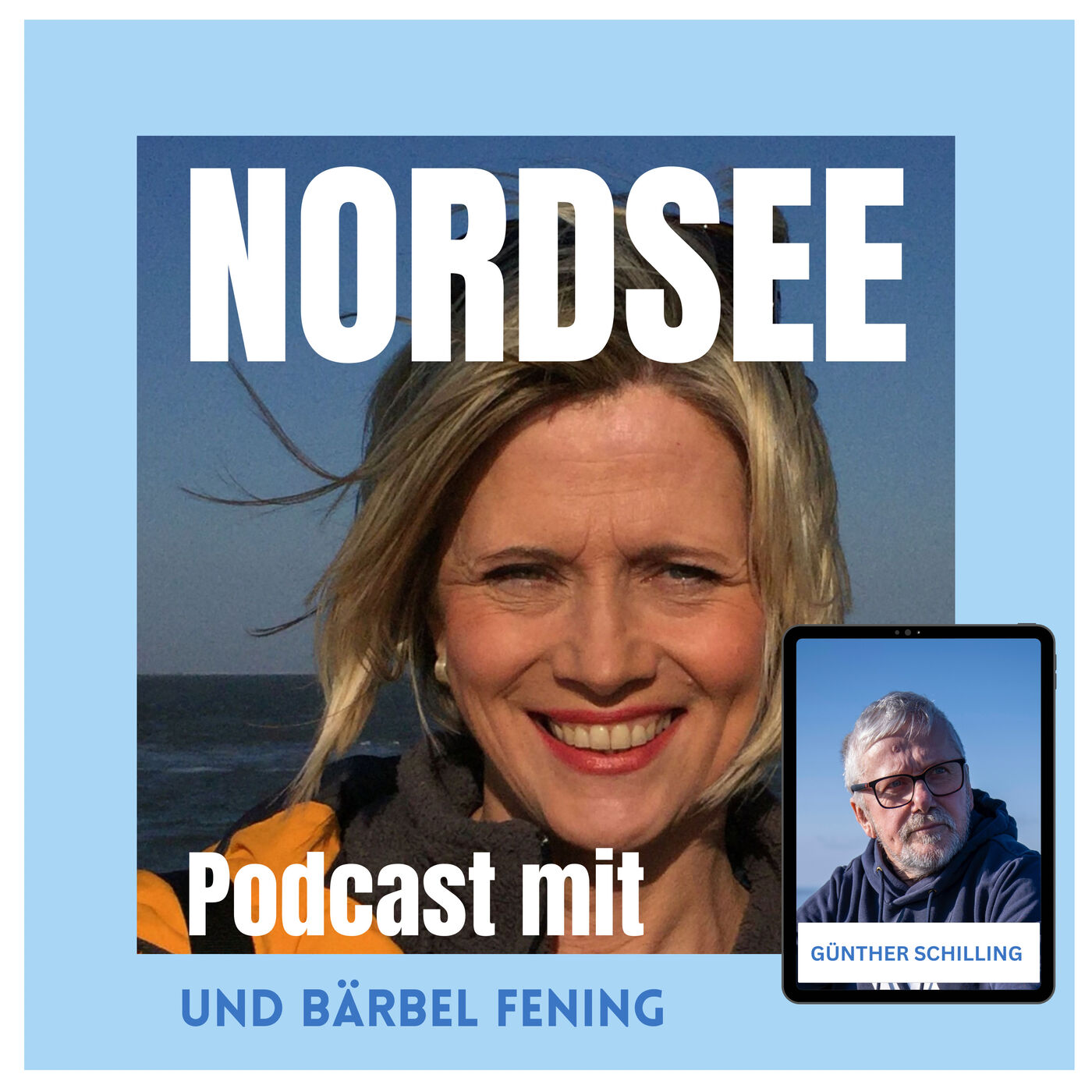 Fischbrötchen und Meer im Kult-Kiosk auf der Hallig Langeneß mit Günther Schilling