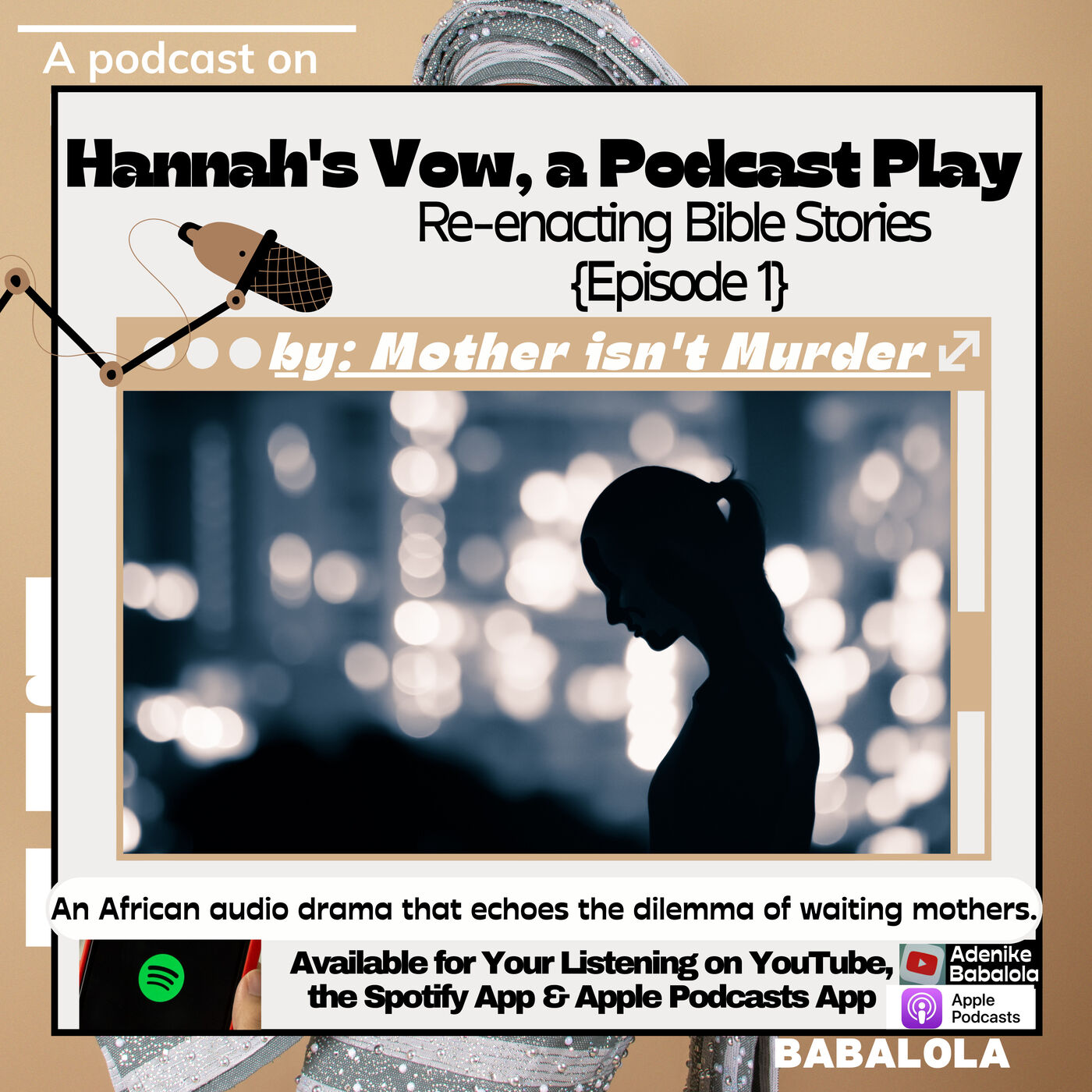 Hannah’s Vow, a Podcast Play | Reenacting Bible Stories | Episode 1 | African Audio Drama | Mother isn’t Murder