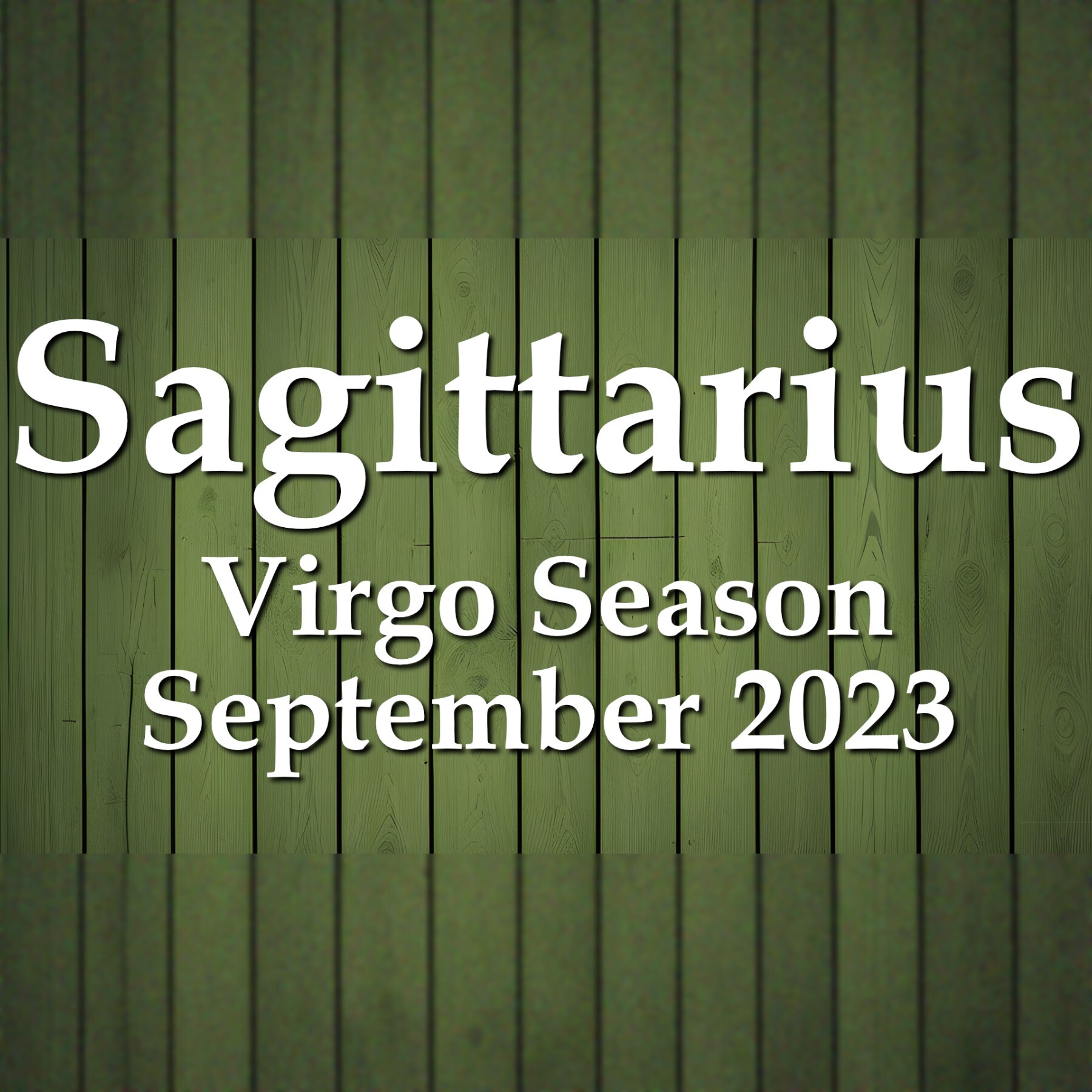 ⁣Sagittarius - Virgo Season September 2023