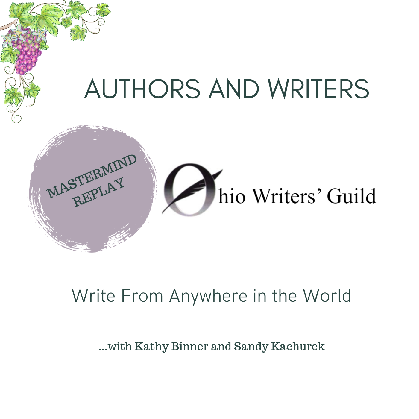 August 21, 2023, Ohio Writers' Guild Mastermind | PUBLISHING TO ONLINE RETAILERS