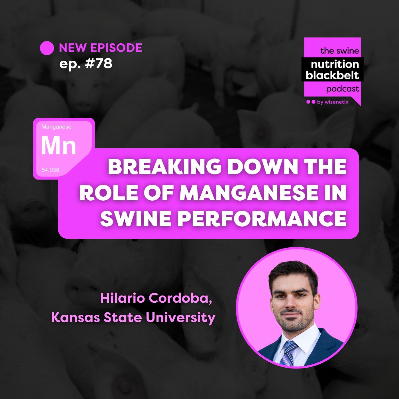 #78 - Breaking Down the Role of Manganese in Swine Performance - Hilario Cordoba