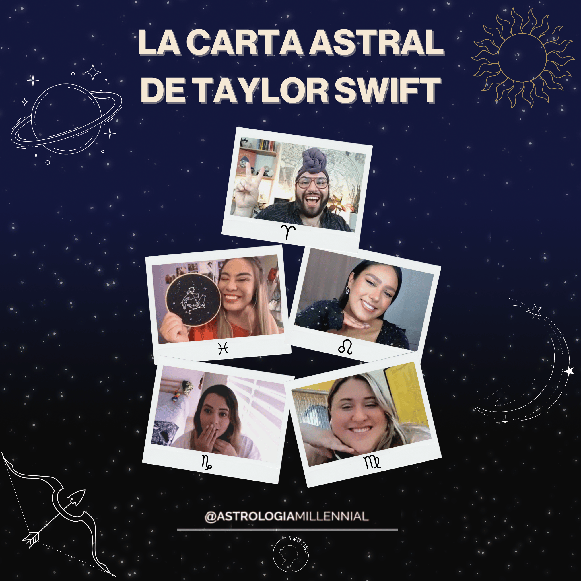 Análisis de la Carta Astral de Taylor Swift ft. Astrología Millennial