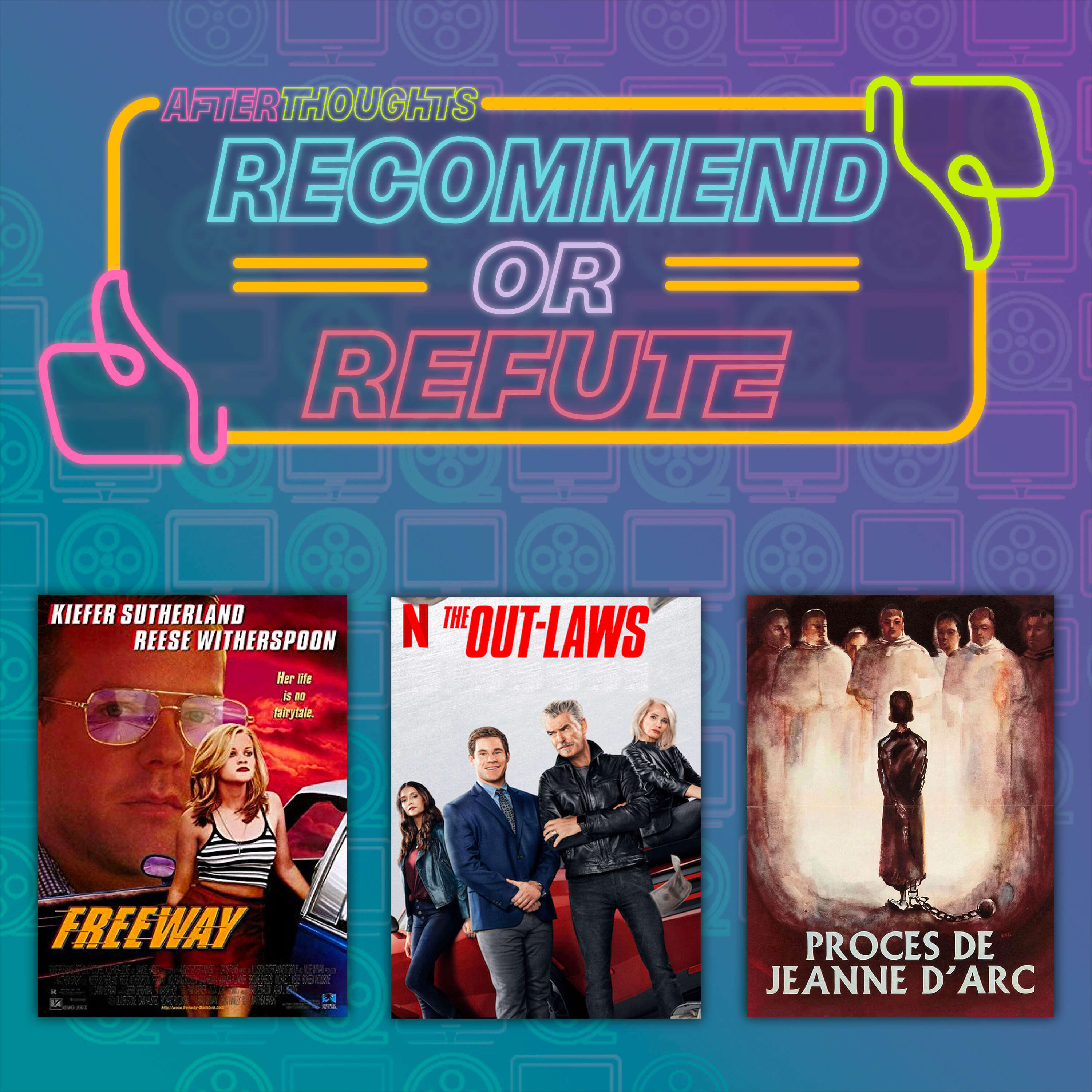 ⁣Recommend or Refute | Freeway (1996), The Out-laws (2023), The Trial of Joan of Arc (1962)