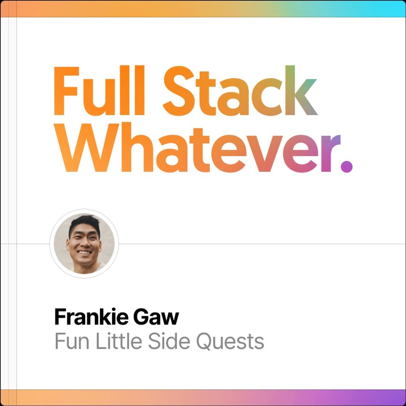 ⁣Frankie Gaw: Fun Little Side Quests