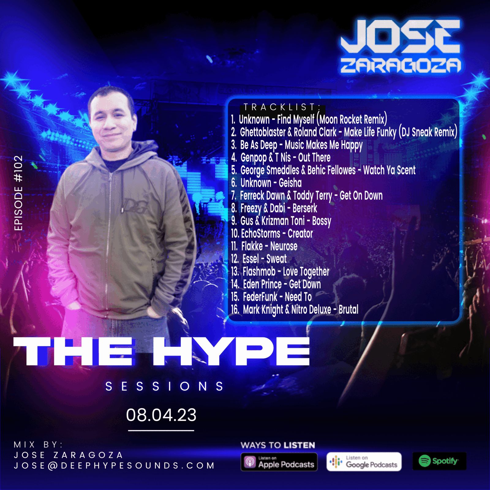 ⁣Jose Zaragoza - The Hype Sessions Volume #102