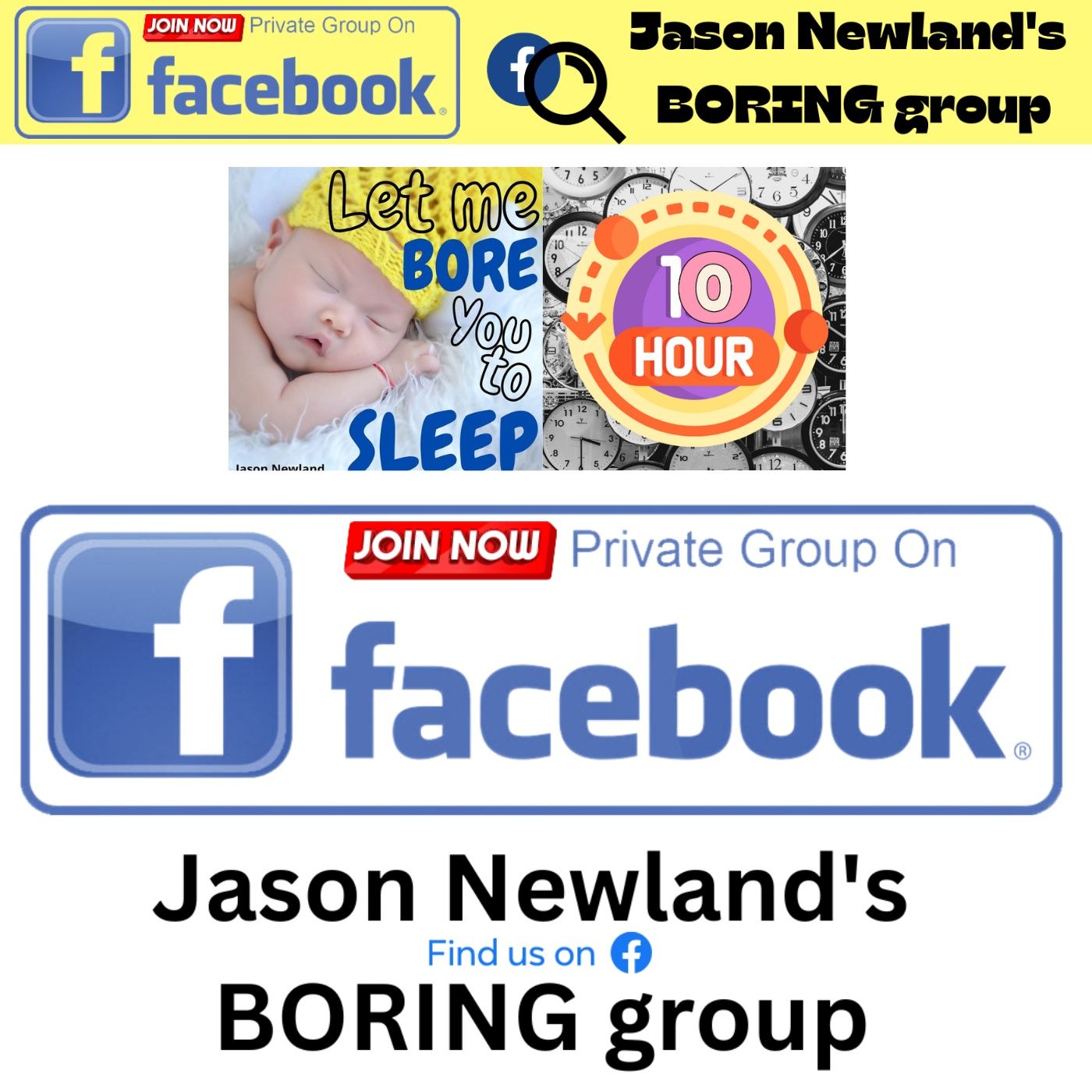 (10 hours) #1028 "Welcome new members to my facebook group" - Let me bore you to sleep