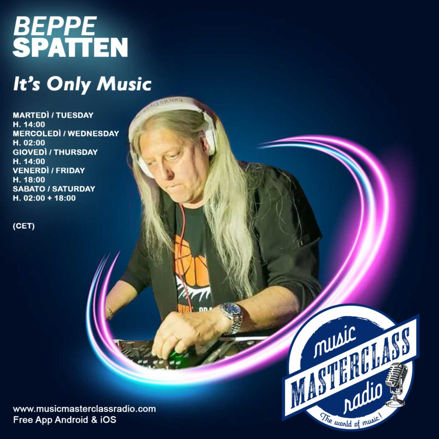 It's Only Music #356 "MusicMasterClassRadio" By Dj. Beppe Spatten 2023-08-31 H 14:00