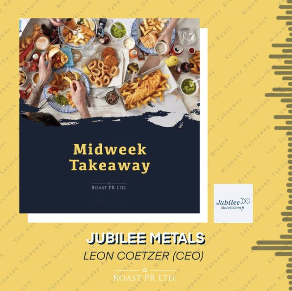 ⁣Midweek Takeaway with Leon Coetzer, CEO of Jubilee Metals (AIM:JLP) #JLP