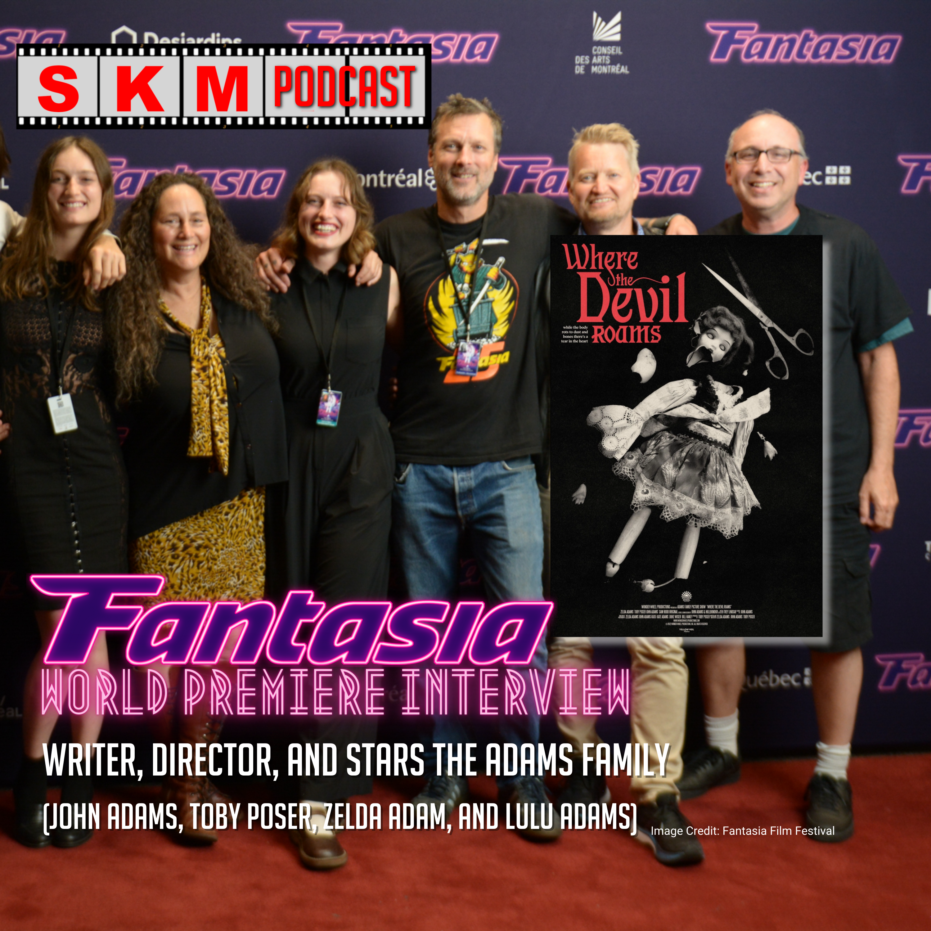 ⁣Fantasia 2023 – Where the Devil Roams World Premiere Interview with The Adams Family.
