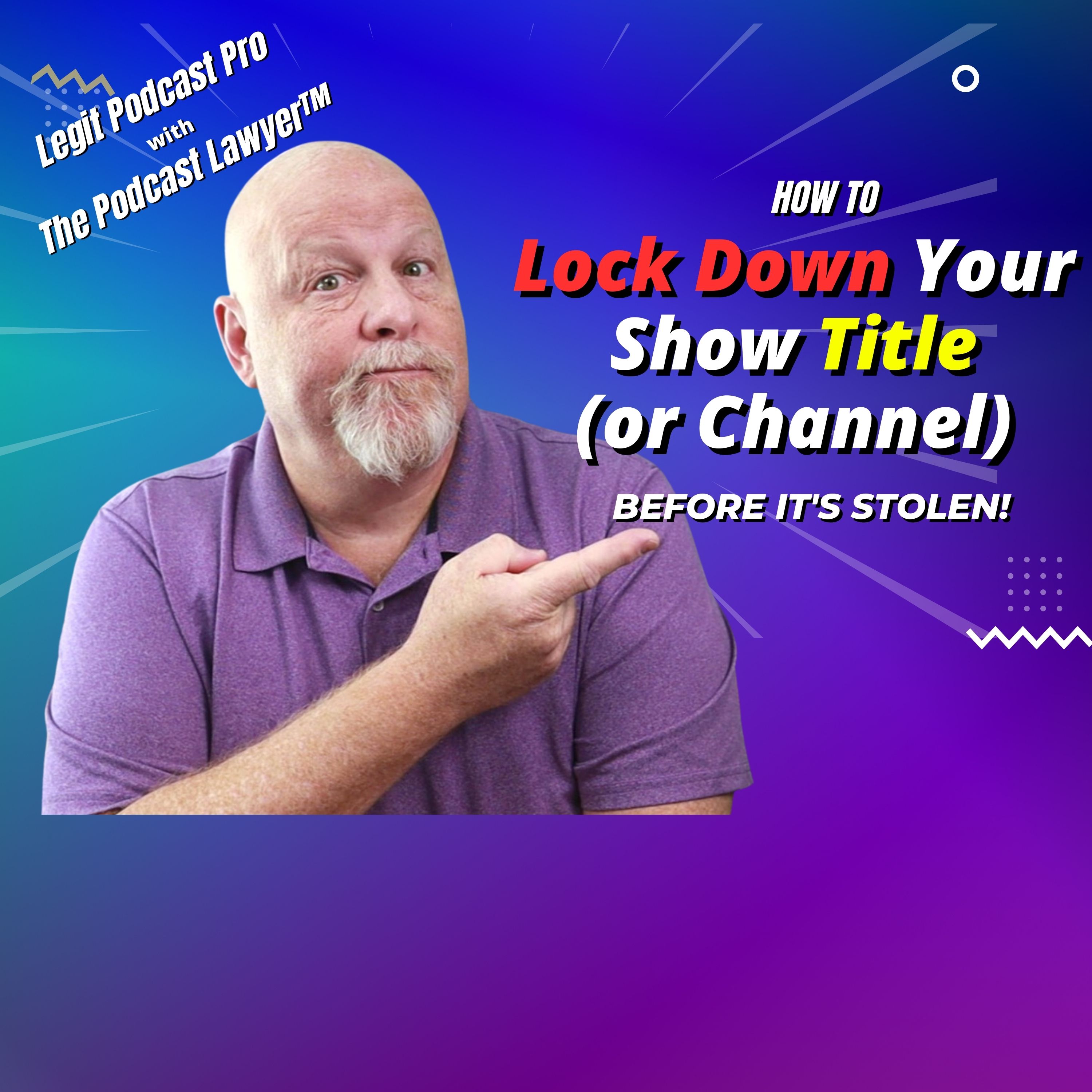 How and why you must lock in your show's title before it's stolen