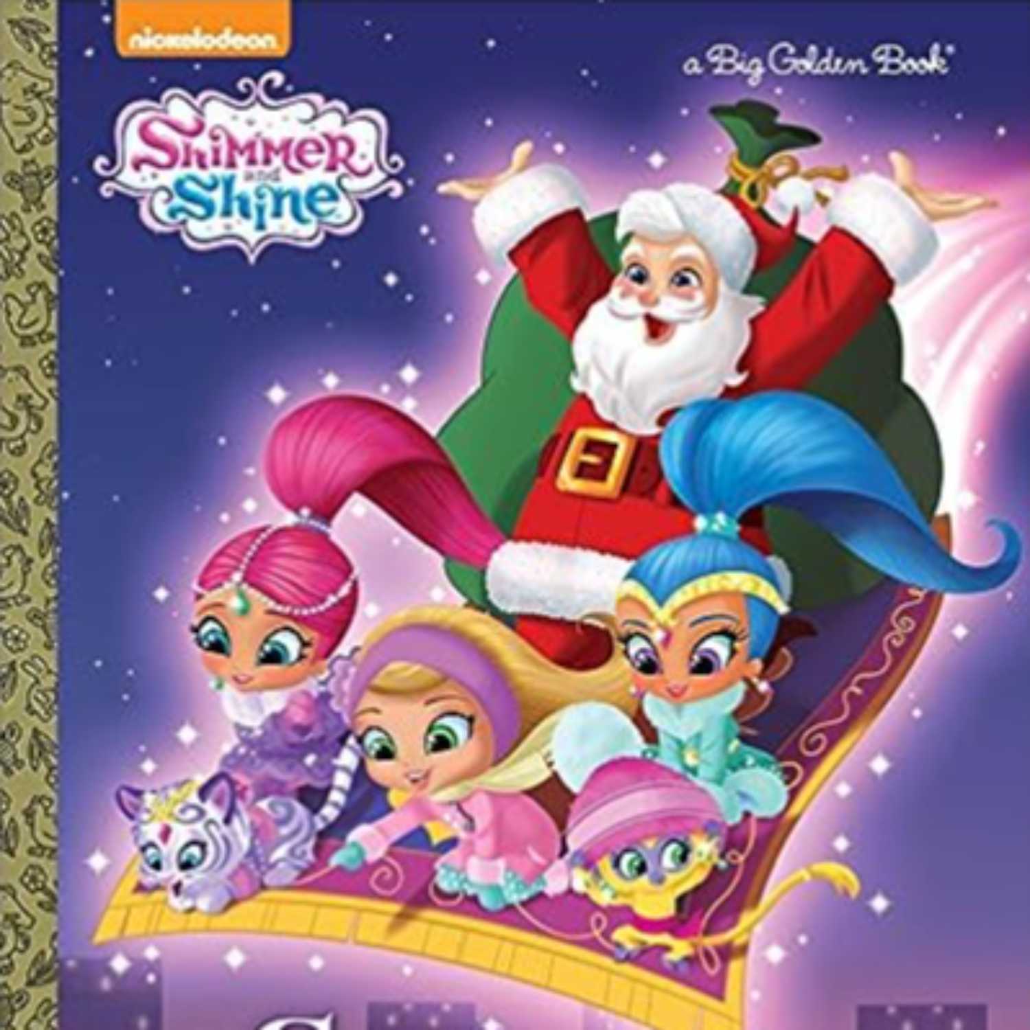 Santa's Christmas Genies (Shimmer and Shine) (Big Golden Book) 