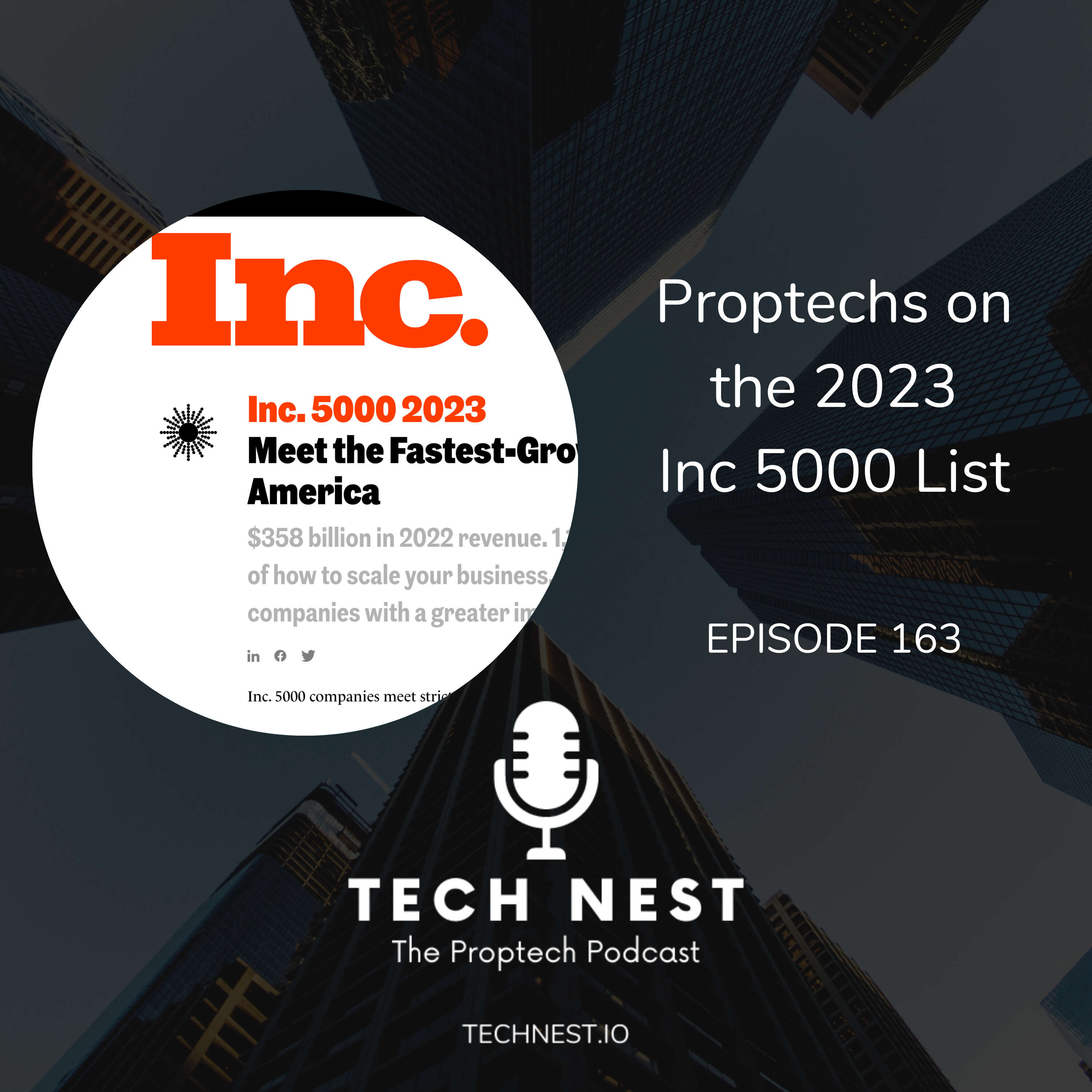 ⁣Proptech Startups on the 2023 INC 5000 List