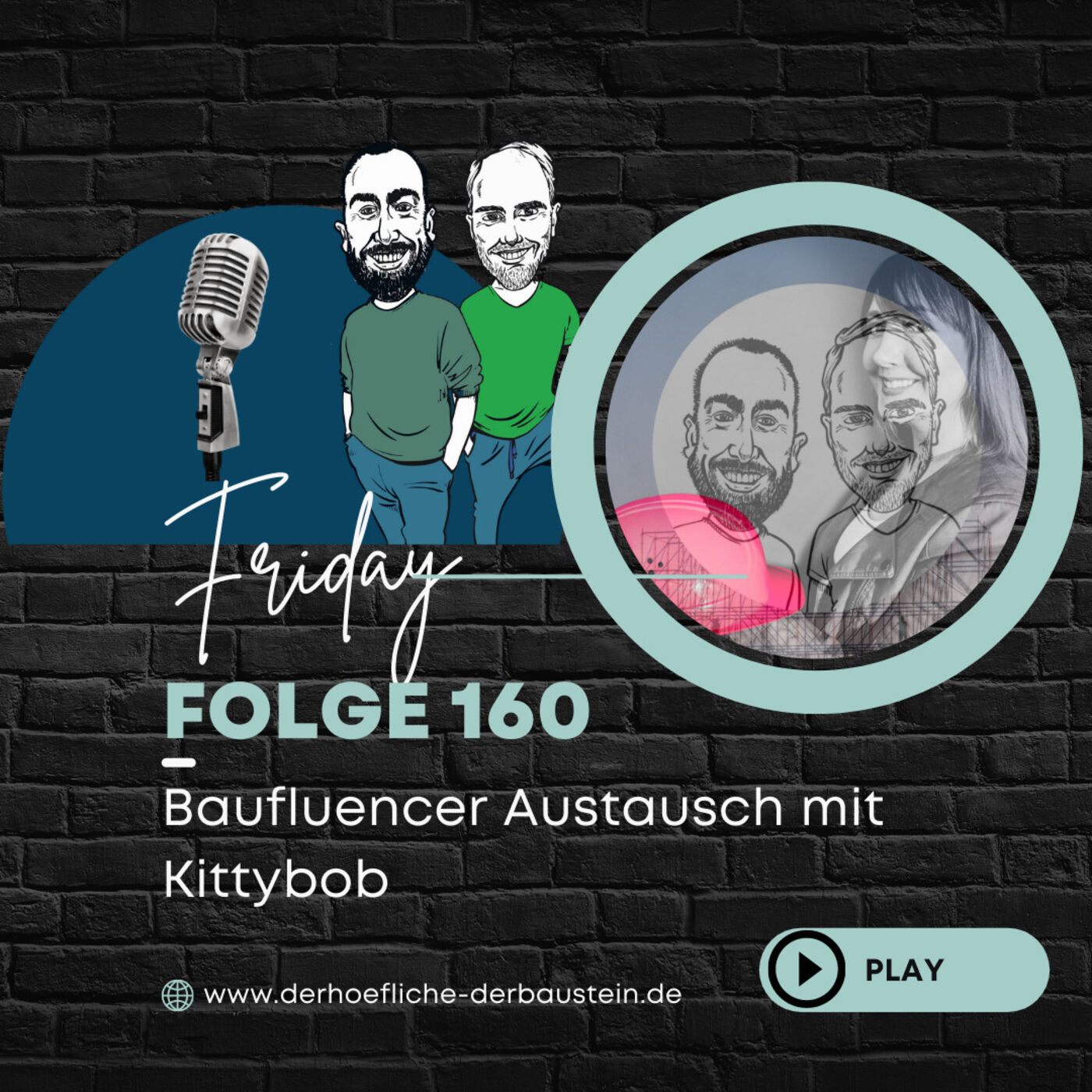 ⁣160- Arbeiten als Podcaster in der Baubranche -Erfahrungsaustausch mit Janine von Kittybob