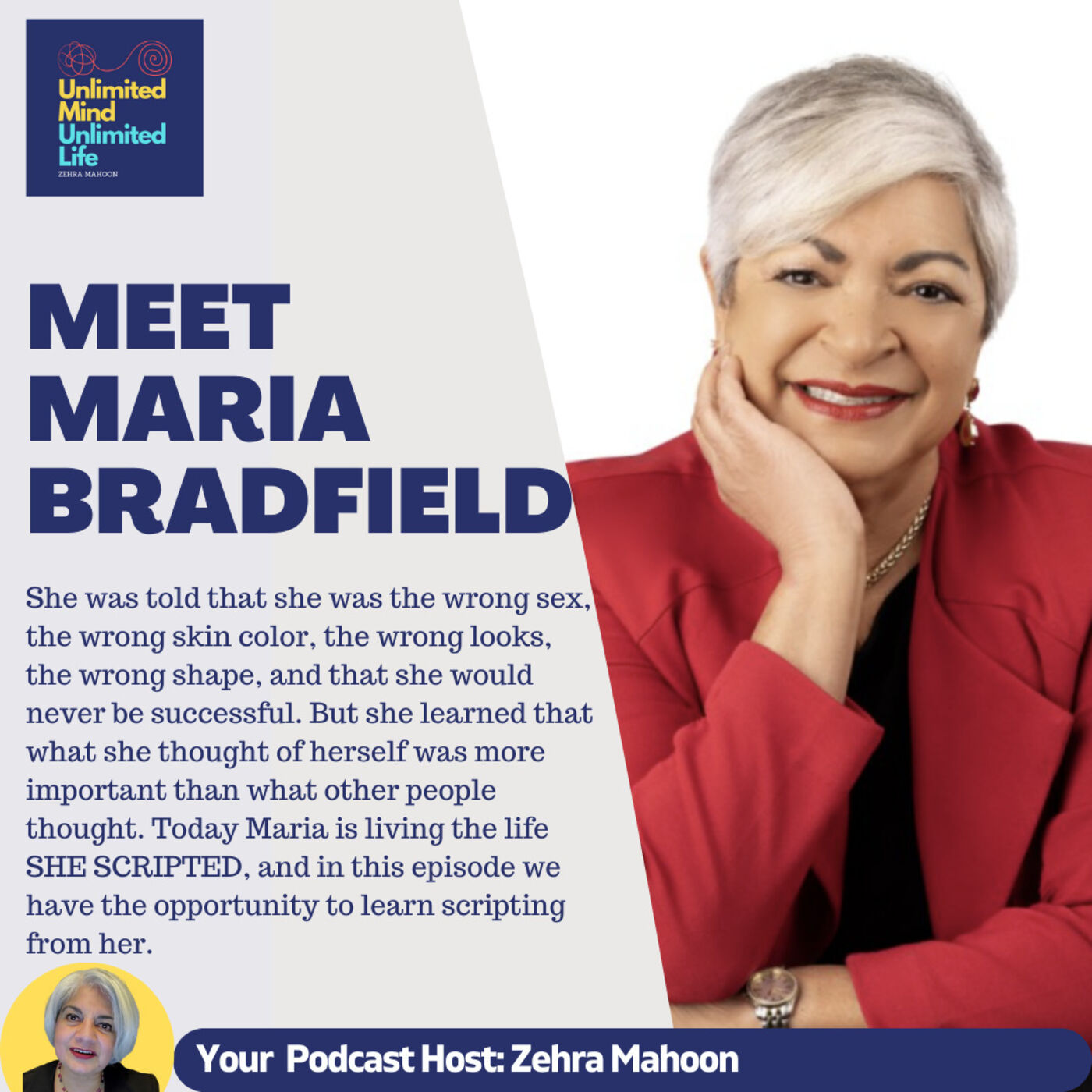 ⁣S1E8 - MARIA BRADFIELD, she scripted her way to success despite the people who told her that she was told that she was the wrong gender, the wrong color to succeed