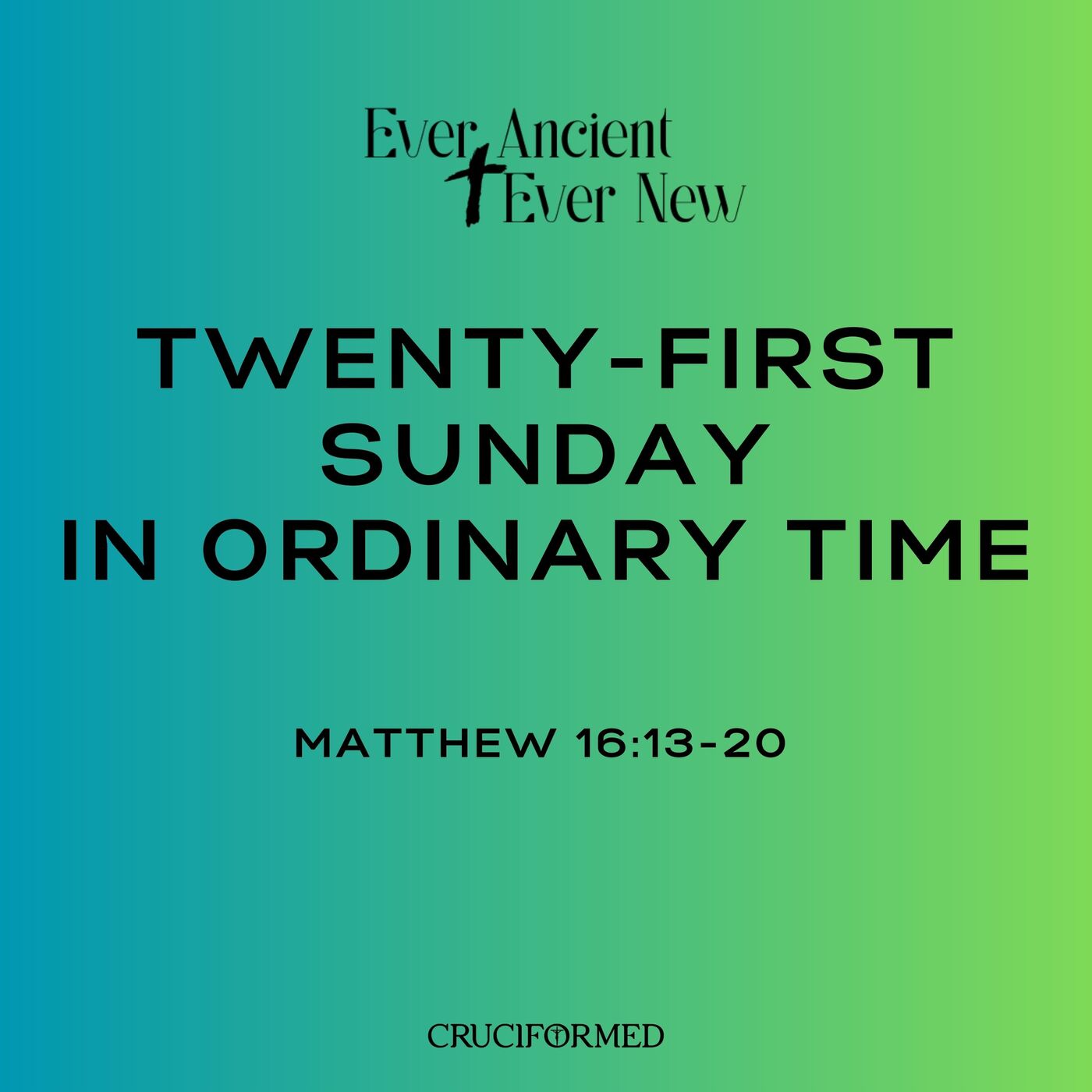 Twenty-first Sunday in Ordinary Time