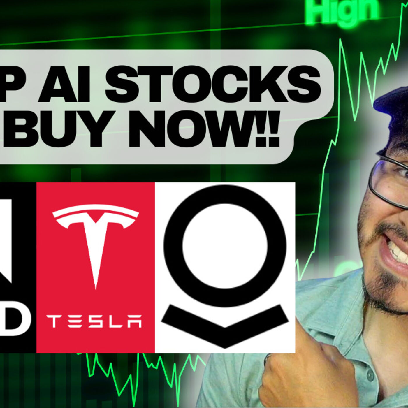 ⁣4 Top Artificial Intelligence AI Stocks To Buy August 2023 - TSLA PLTR