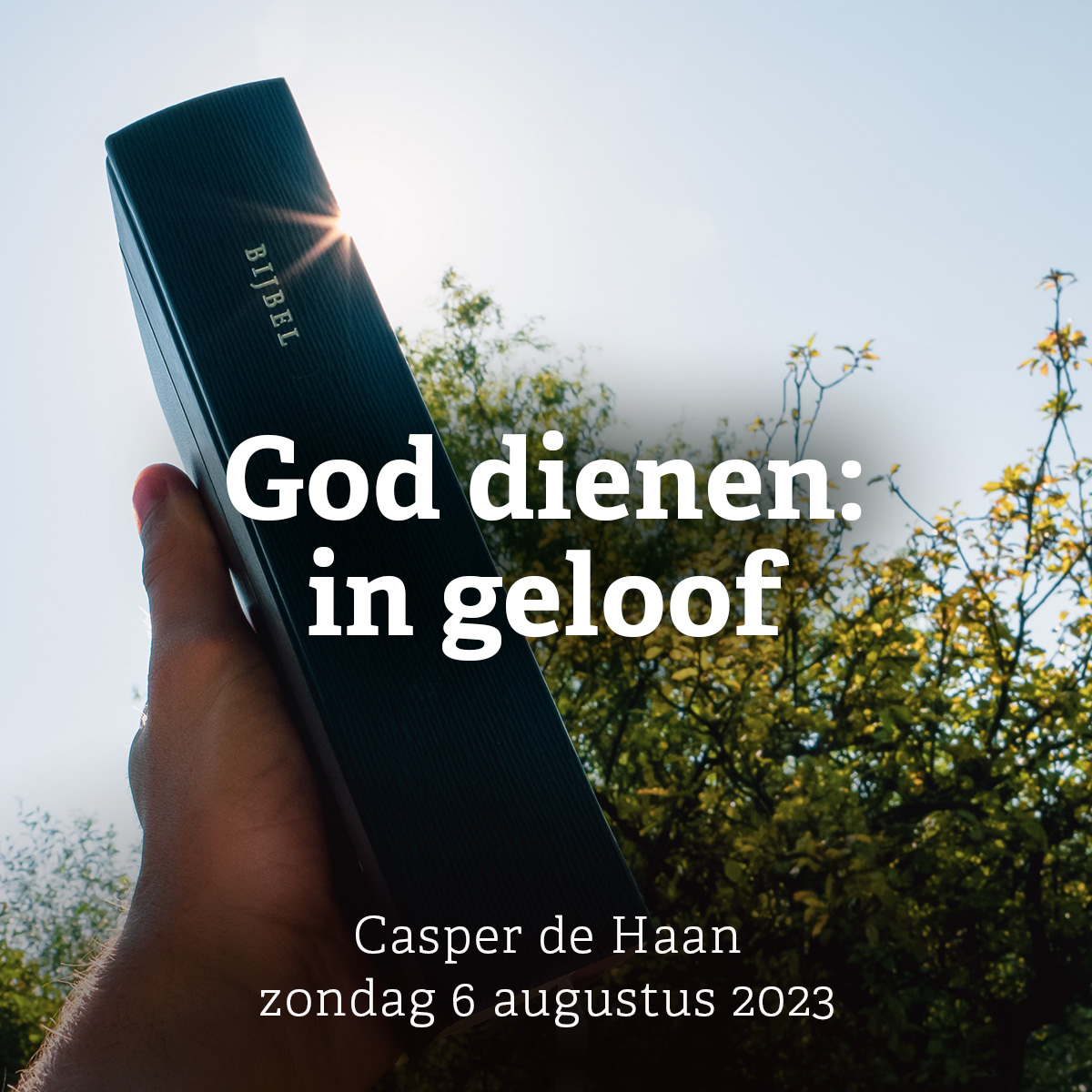 God dienen: in geloof