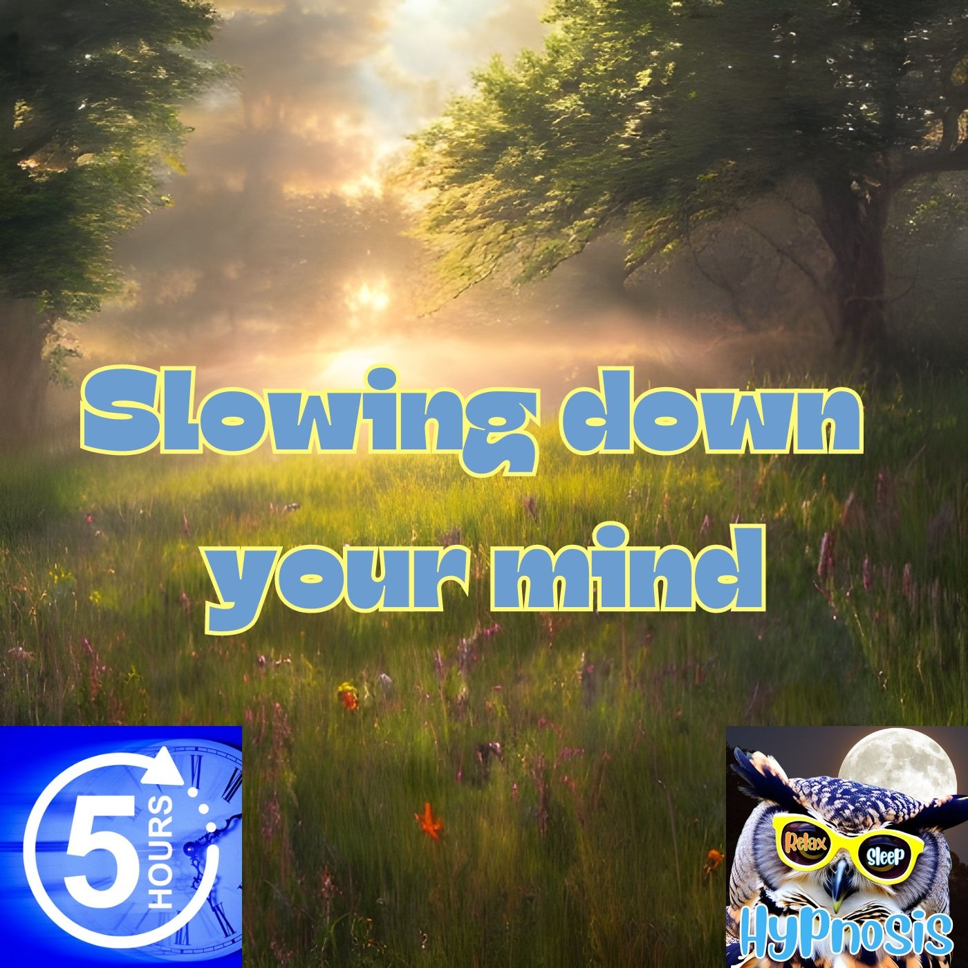 (5 hours) #204 “Slowing down your mind” Relax & Sleep Hypnosis Daily