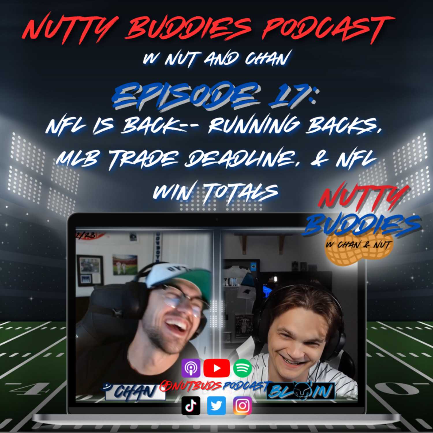 Ep. 17: NFL is BACK-- Running Backs, MLB Trade Deadline, & NFL Win Totals | 8.3.23