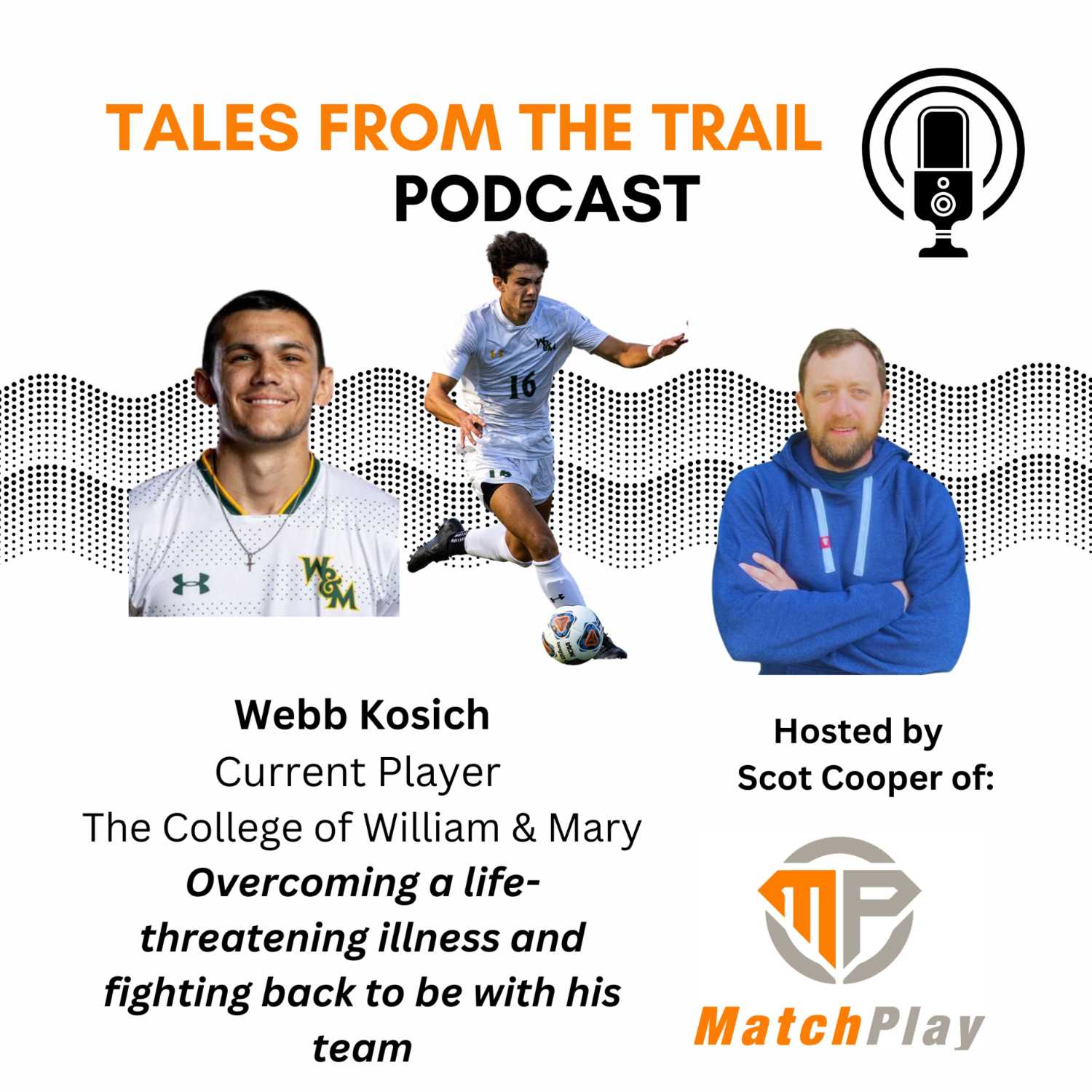 24. Webb Kosich, William & Mary- Overcoming Illness and Fighting Back to Be With His Team