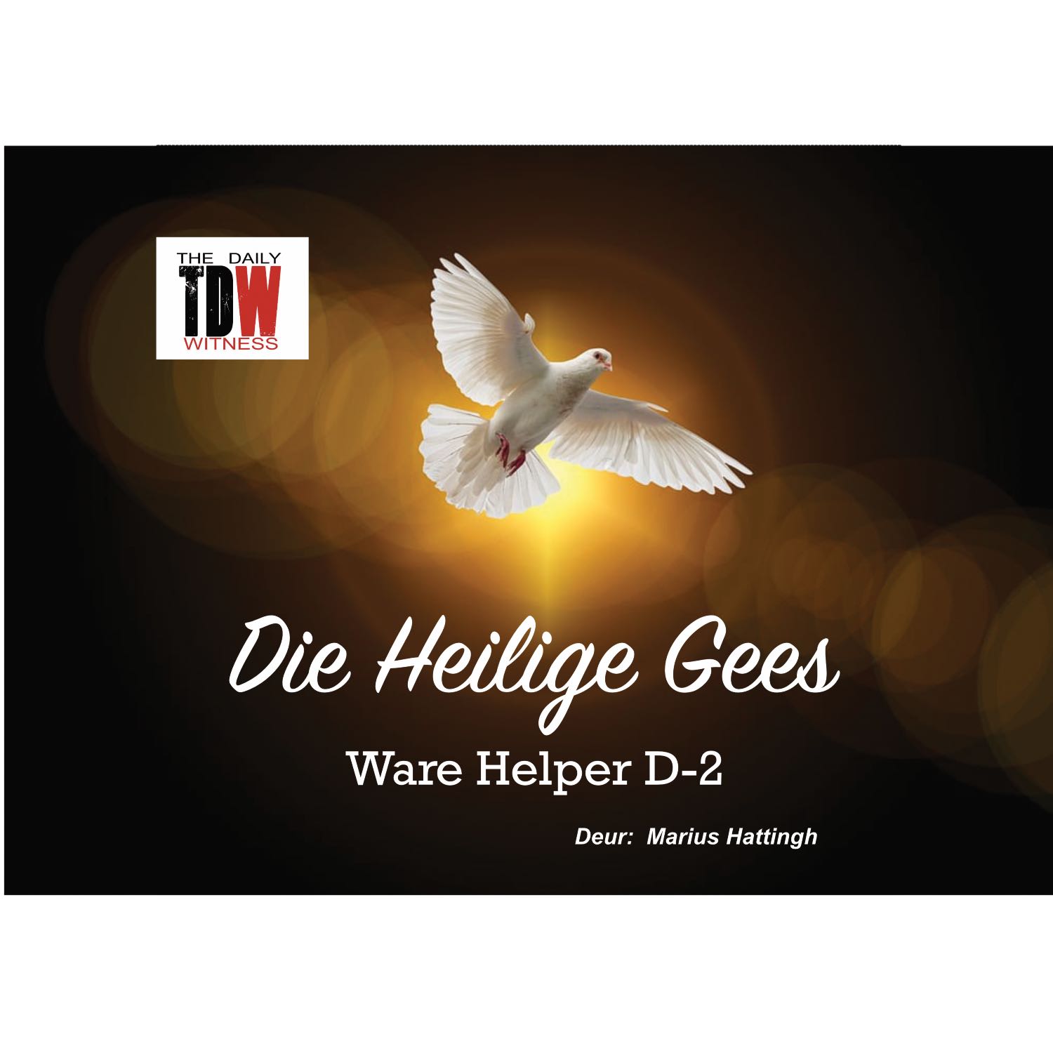 Die Helige Gees - Ware Helper D-2