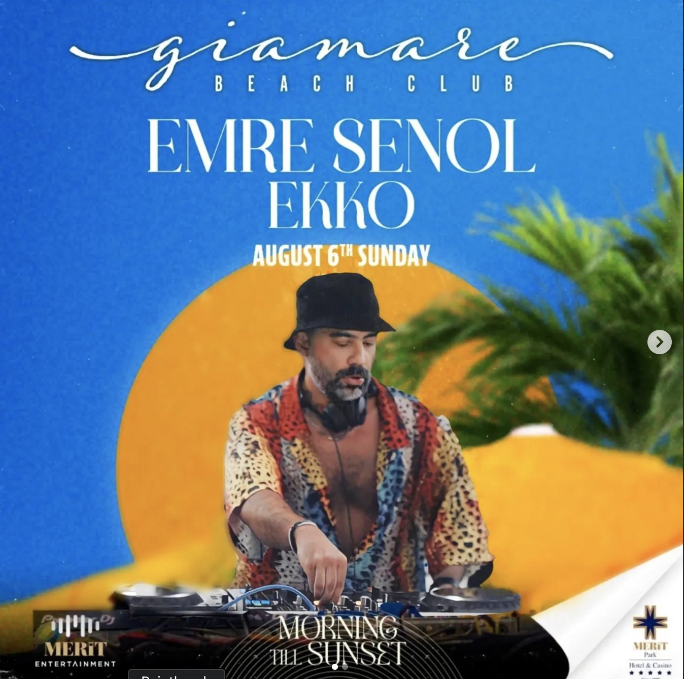 ⁣Giamare Beach Bar - 06.08.23 (Daytime Event w/ Emre Senol)