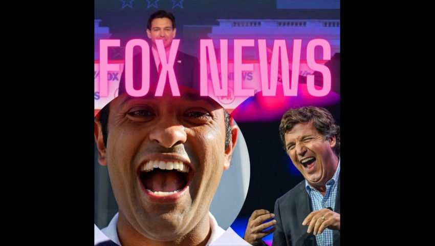 Tucker and Trump just crushed Fox News while Vivek crushed everyone else