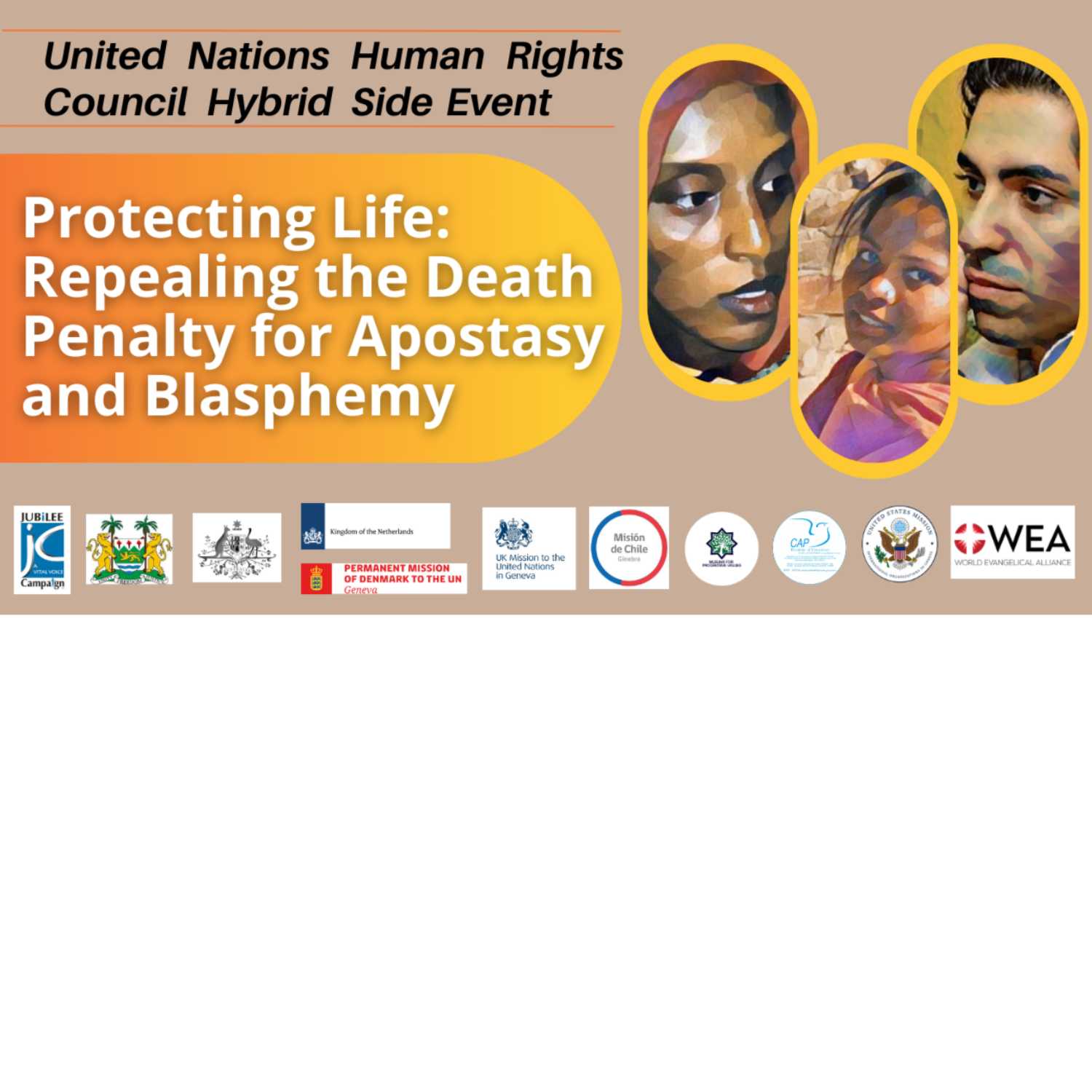 ⁣#HRC49 Protecting Life: Repealing the Death Penalty for Apostasy and Blasphemy