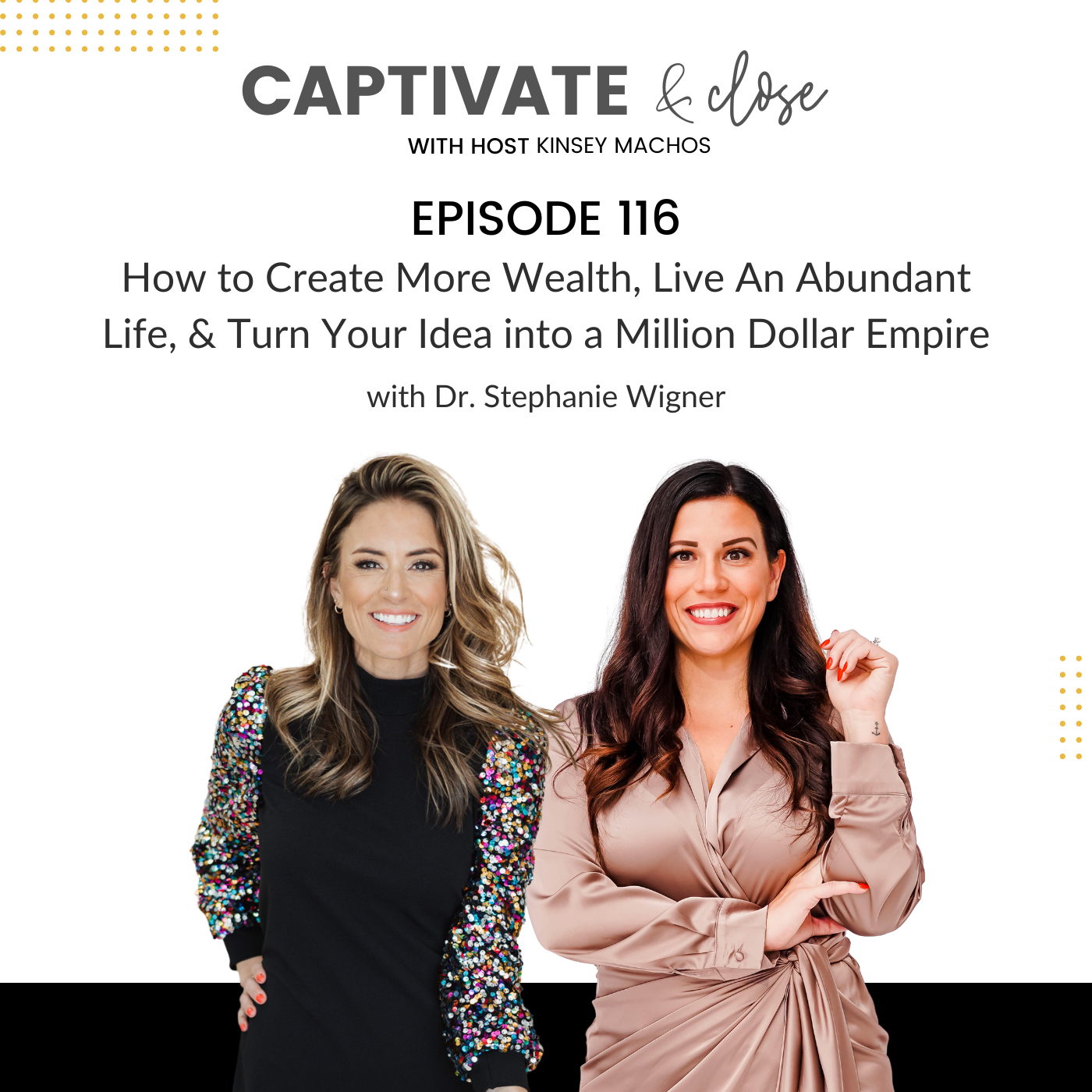 How to Create More Wealth, Live An Abundant Life, & Turn Your Idea into a Million Dollar Empire with Dr. Stephanie Wigner