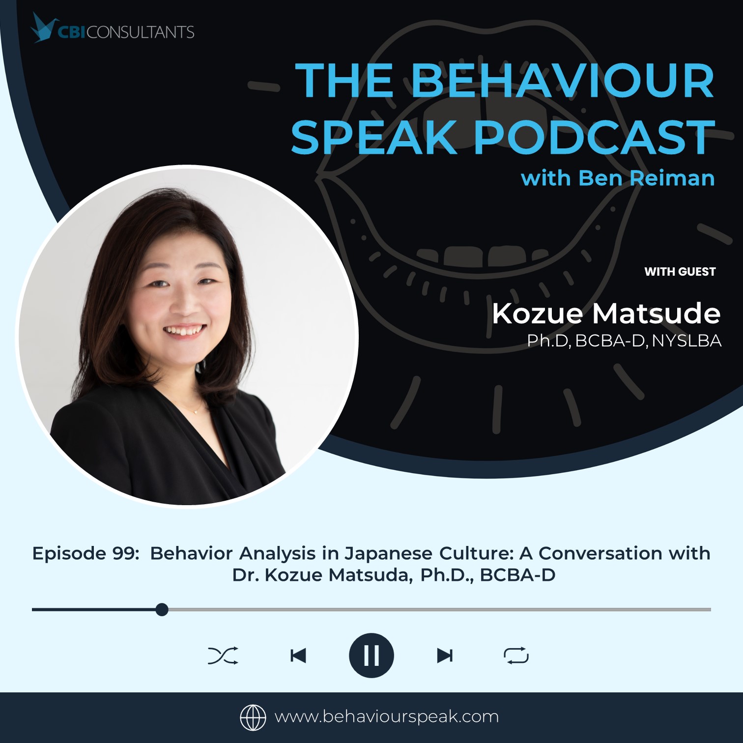 Episode 99:  Behavior Analysis in Japanese Culture: A Conversation with Dr.Kozue Matsuda, Ph.D., BCBA-D