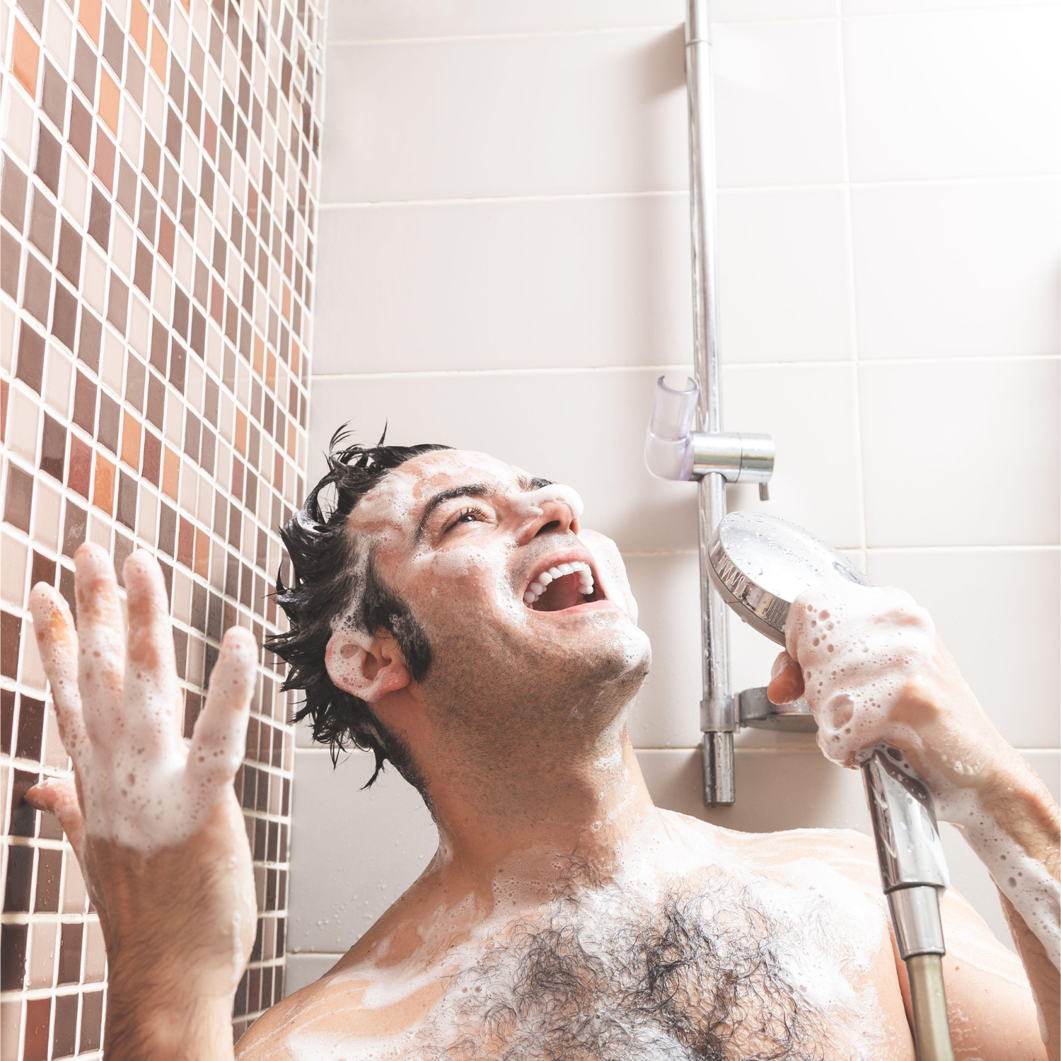 Why do we sound good while singing in the shower?