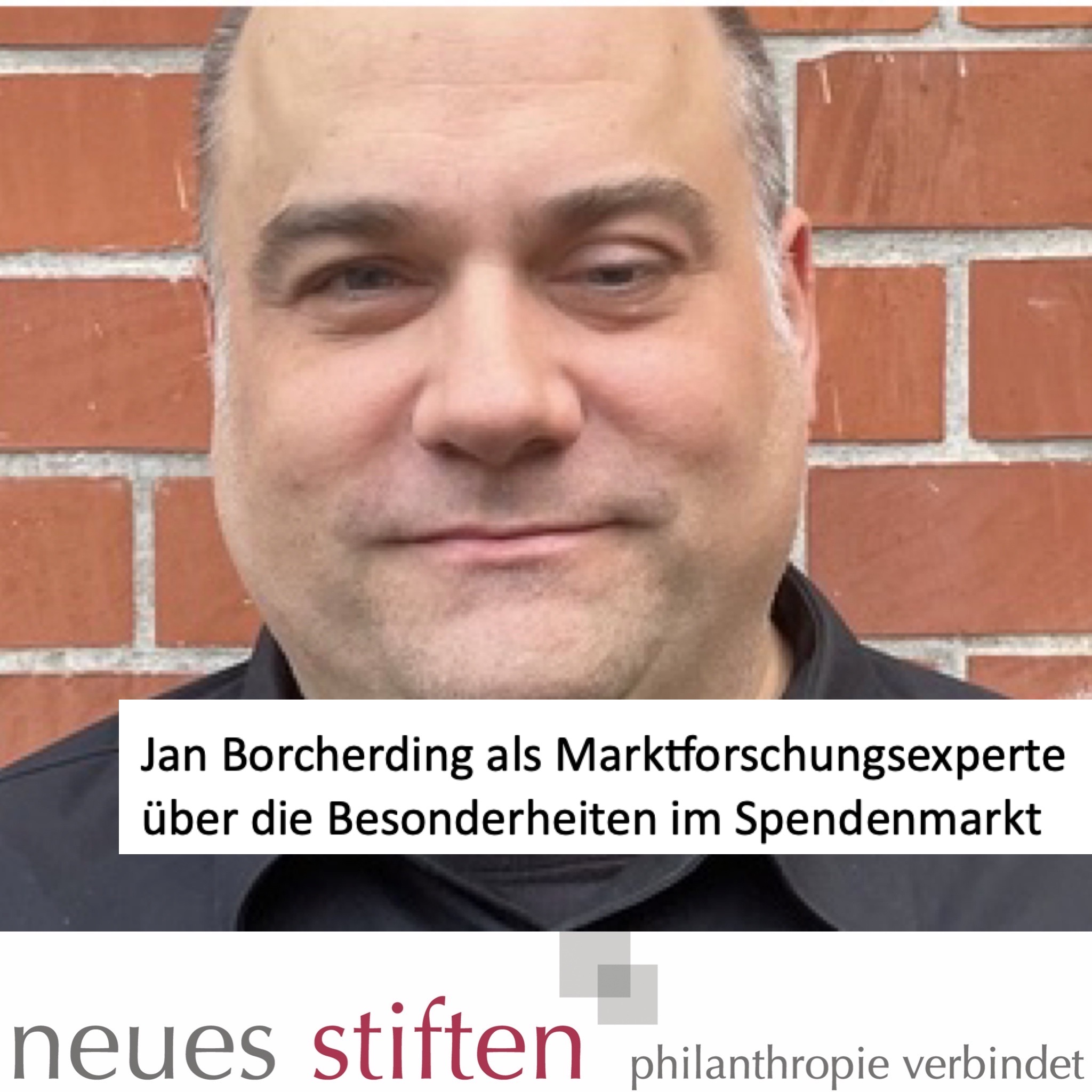 Jan Borcherding als Marktforschungsexperte für den Spendenmarkt